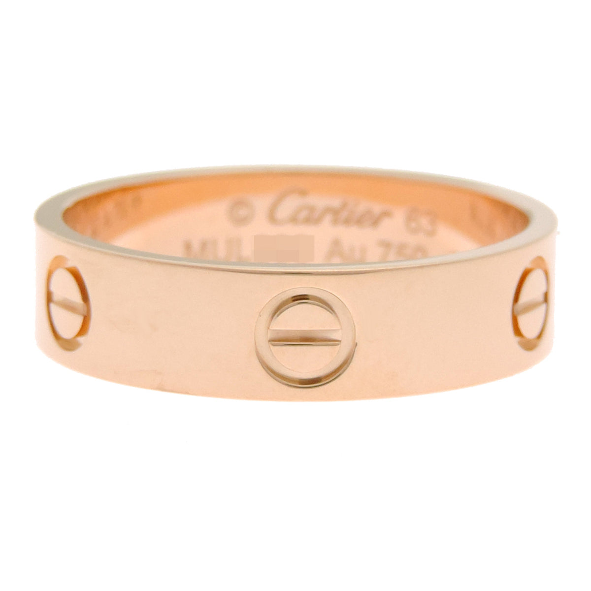 Cartier Pink Gold (18K) Band Ring (Pre-Owned)