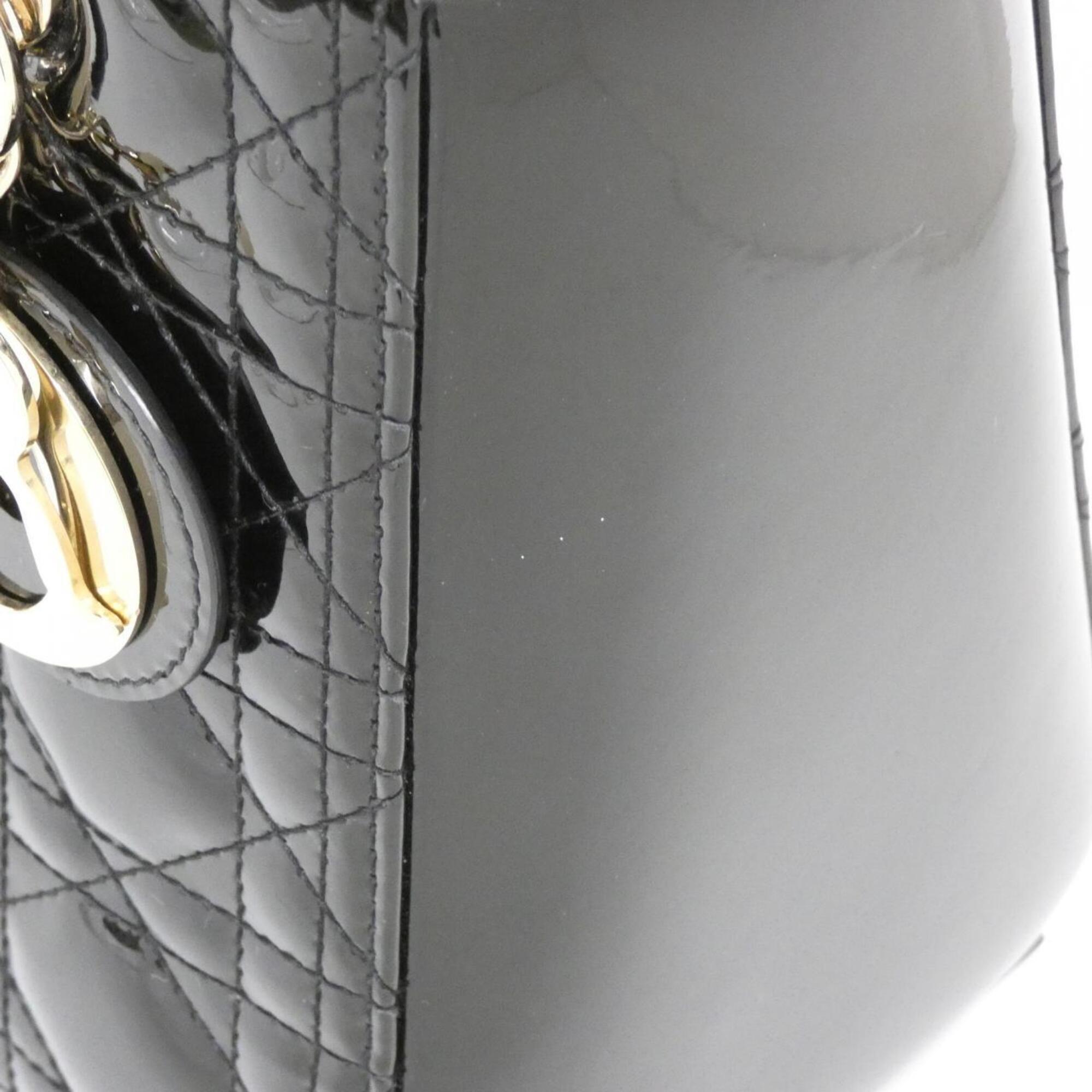 Christian Dior Black Leather Handbag (Pre-Owned)