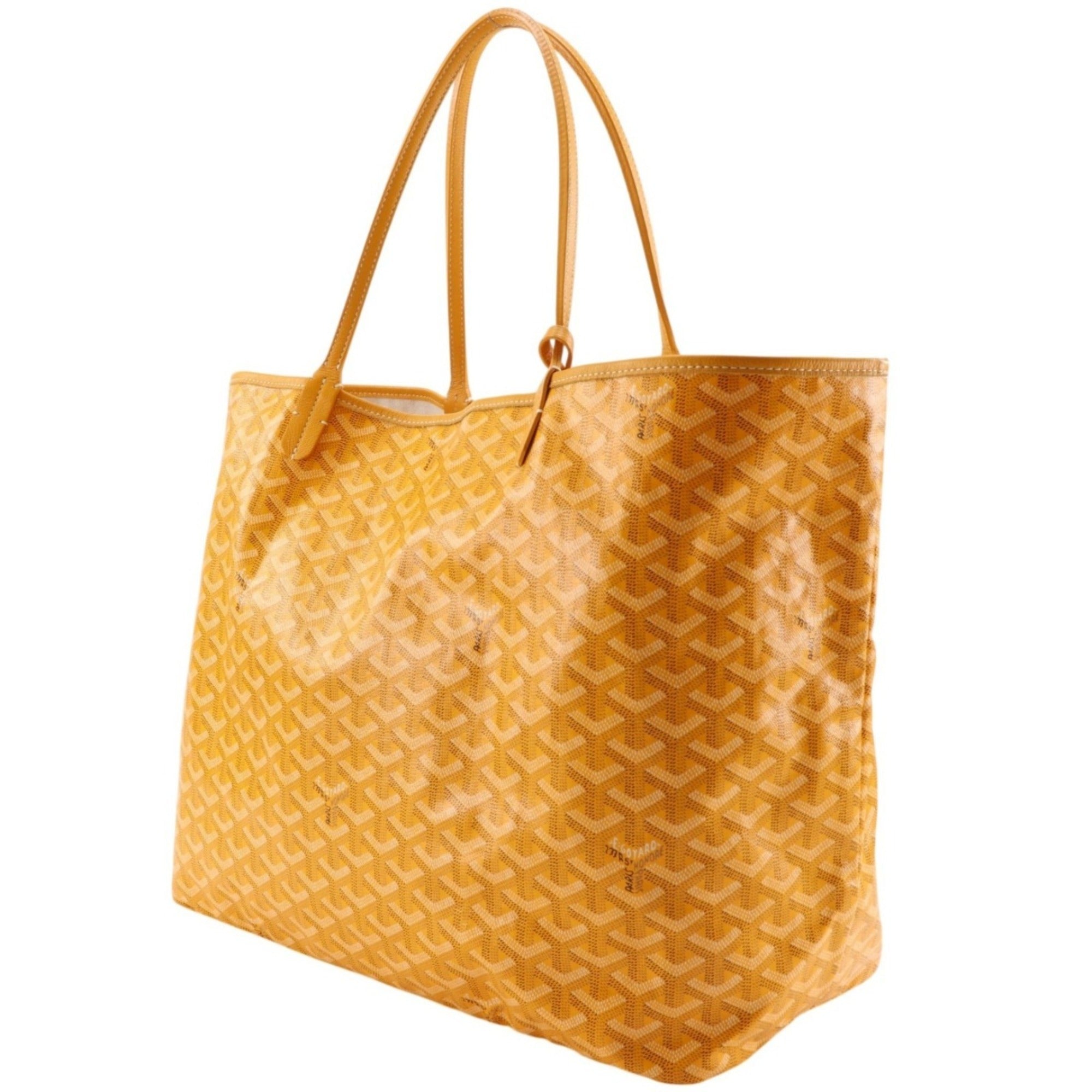 Goyard Saint Louis Yellow Pvc Tote Bag (Pre-Owned)
