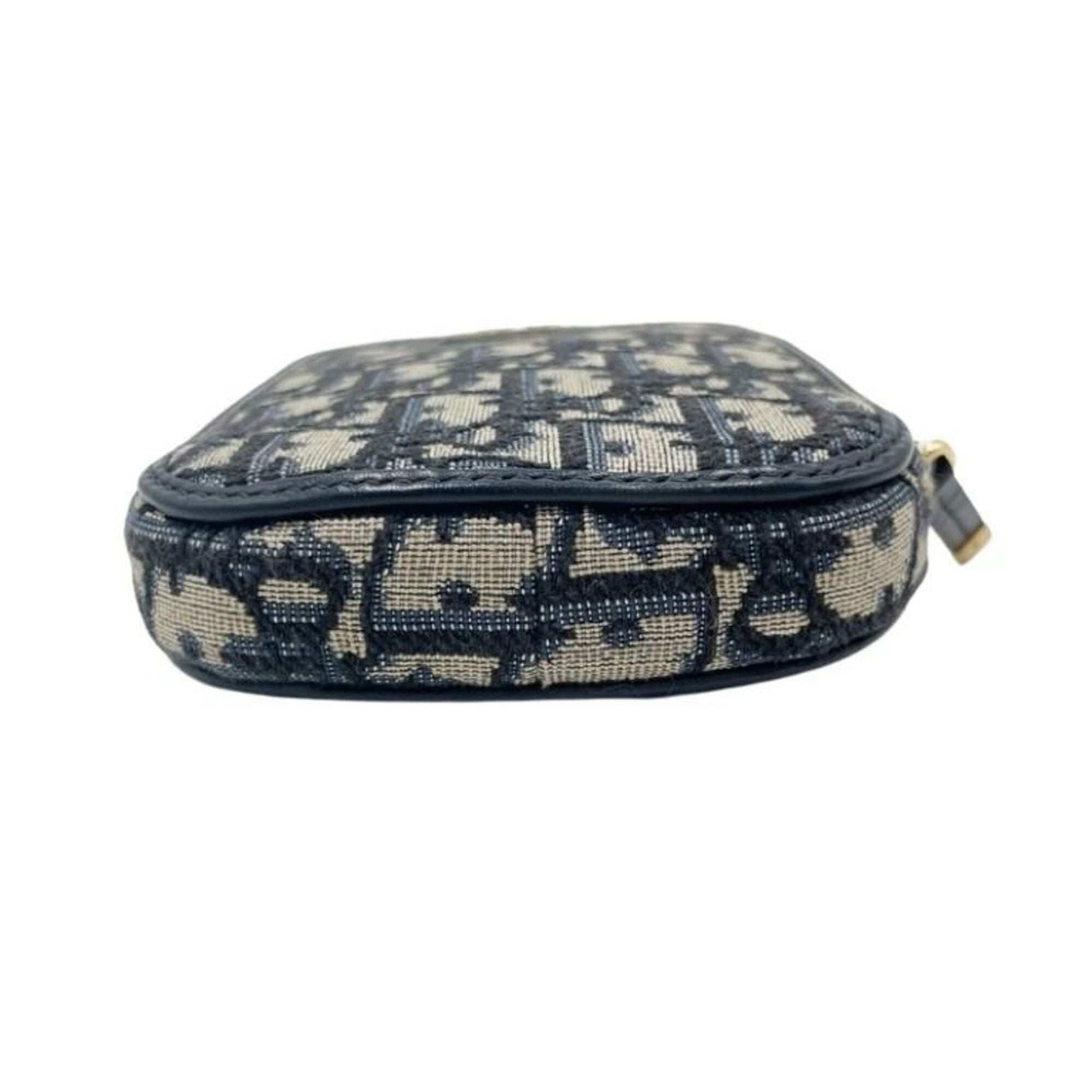 Christian Dior Blue Trotter Pochette Pouch Shoulder Bag (Pre-Owned)