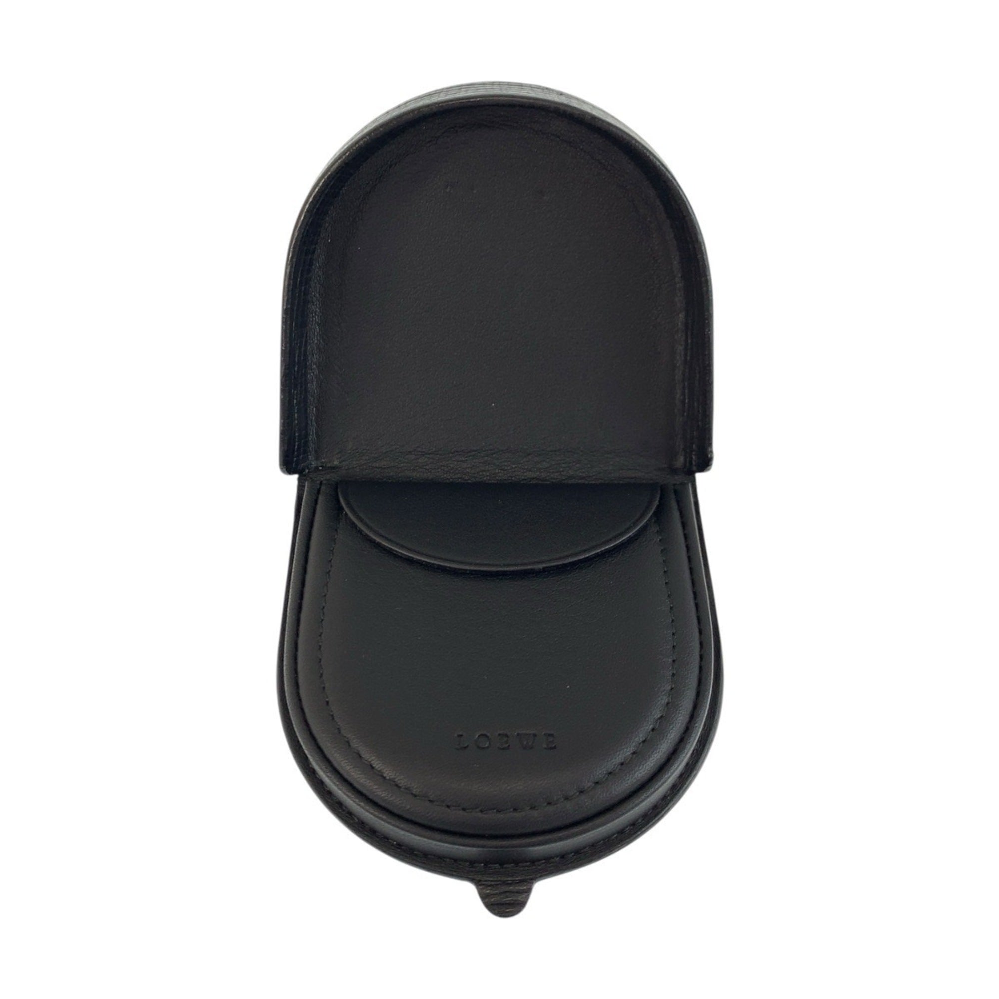 Loewe Black Leather Coin Purse/Coin Case (Pre-Owned)