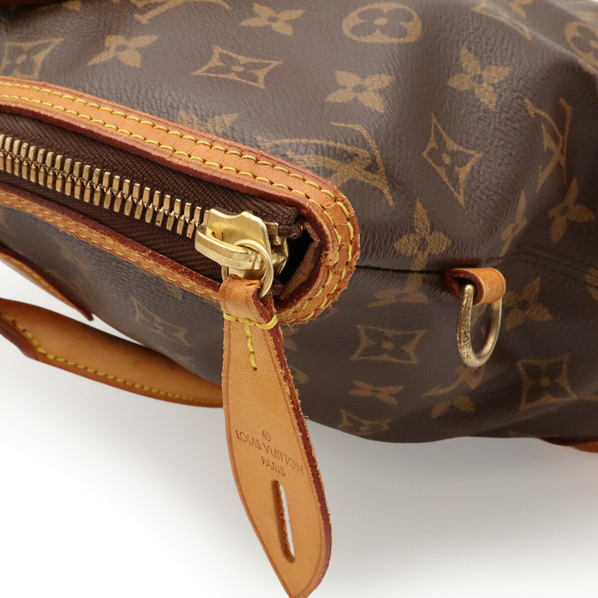 Louis Vuitton Brown Monogram Canvas Handbag Shoulder Bag Tote Bag (Pre-Owned)