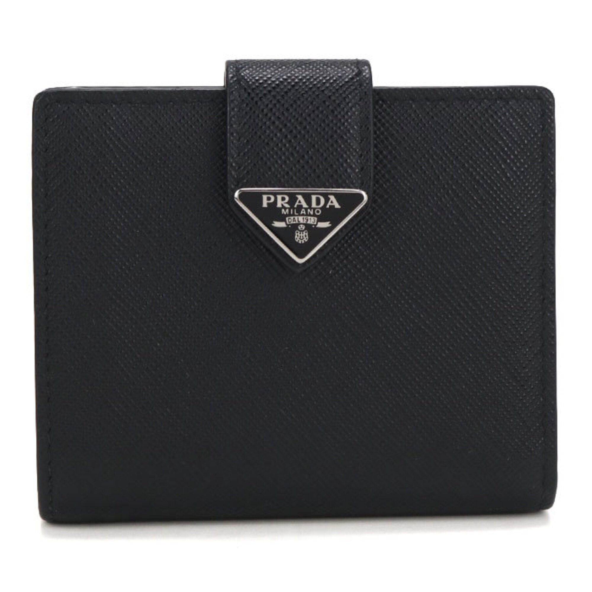 Prada Black Leather Wallet (Bi-Fold) (Pre-Owned)