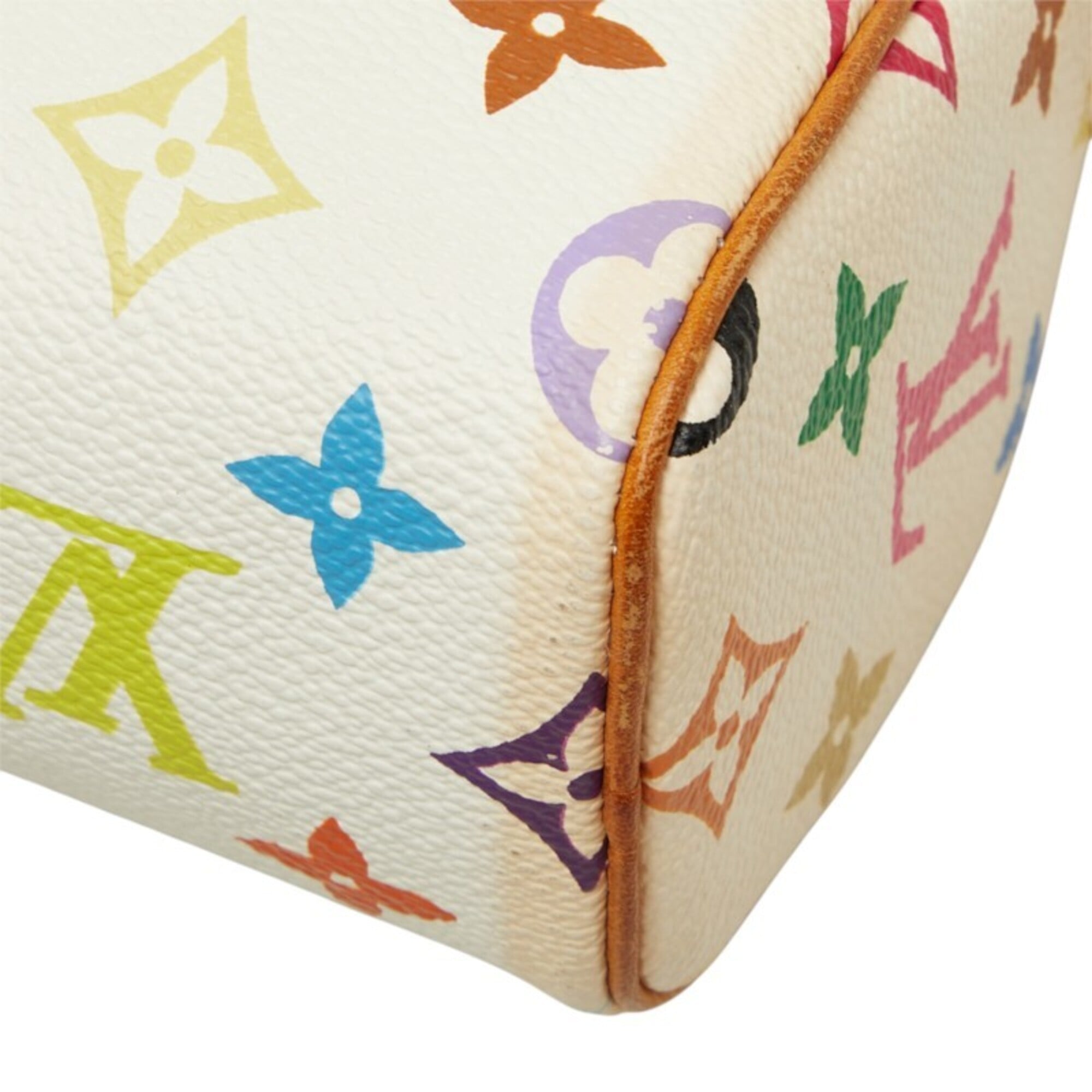 Louis Vuitton Monogram Multi-Color White Pvc Leather Handbag Shoulder Bag (Pre-Owned)