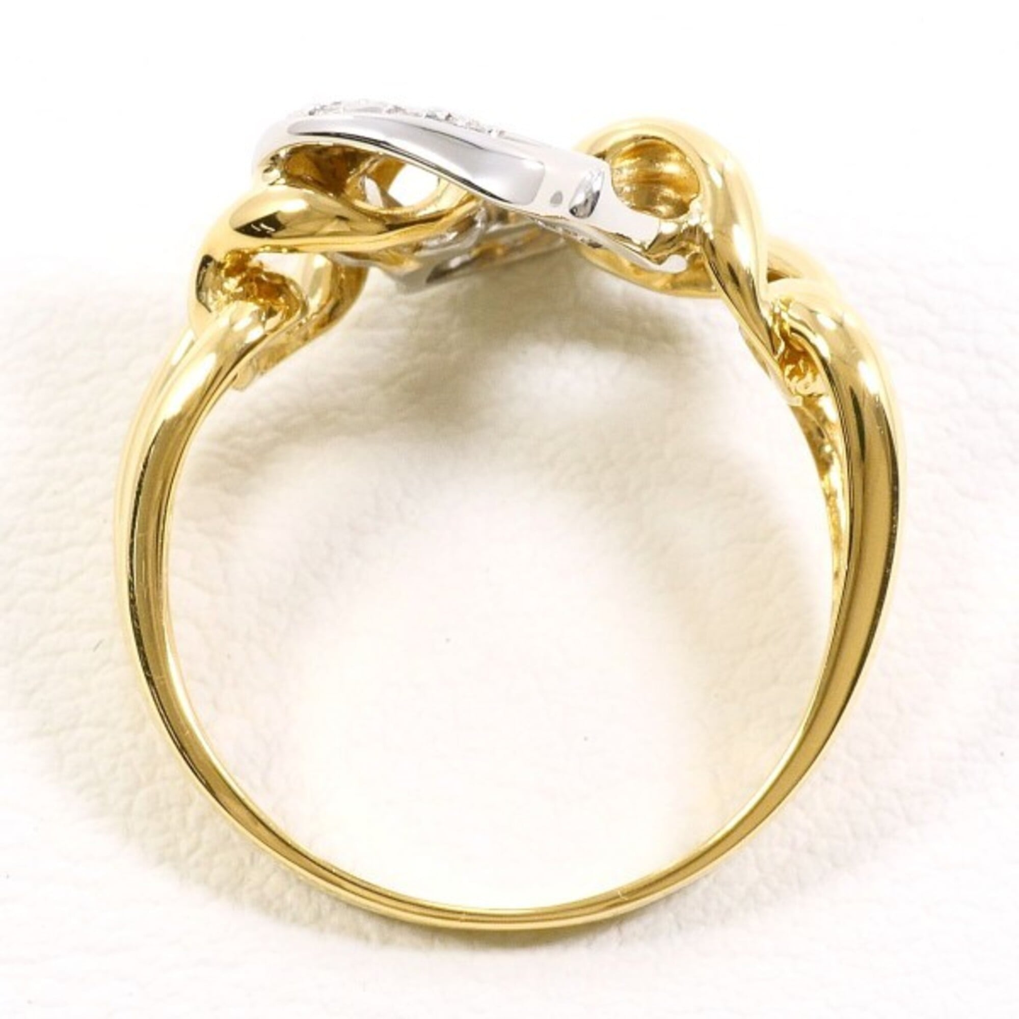 Unbranded Platinum Yellow Gold Yellow Gold (18K) Platinum 900 Band Ring (Pre-Owned)