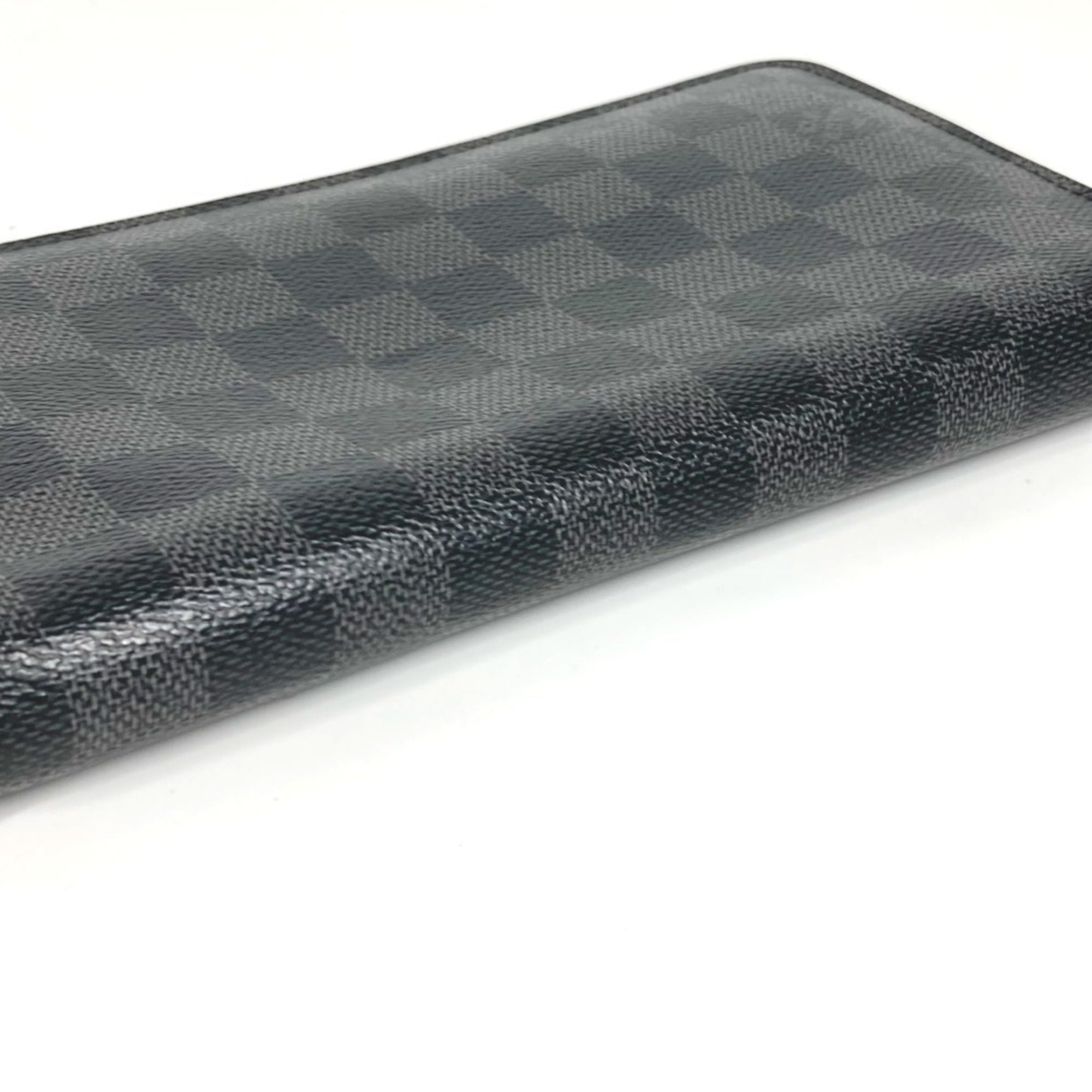 Louis Vuitton Black Damier Graphite Damier Graphite Long Wallet (Bi-Fold) (Pre-Owned)