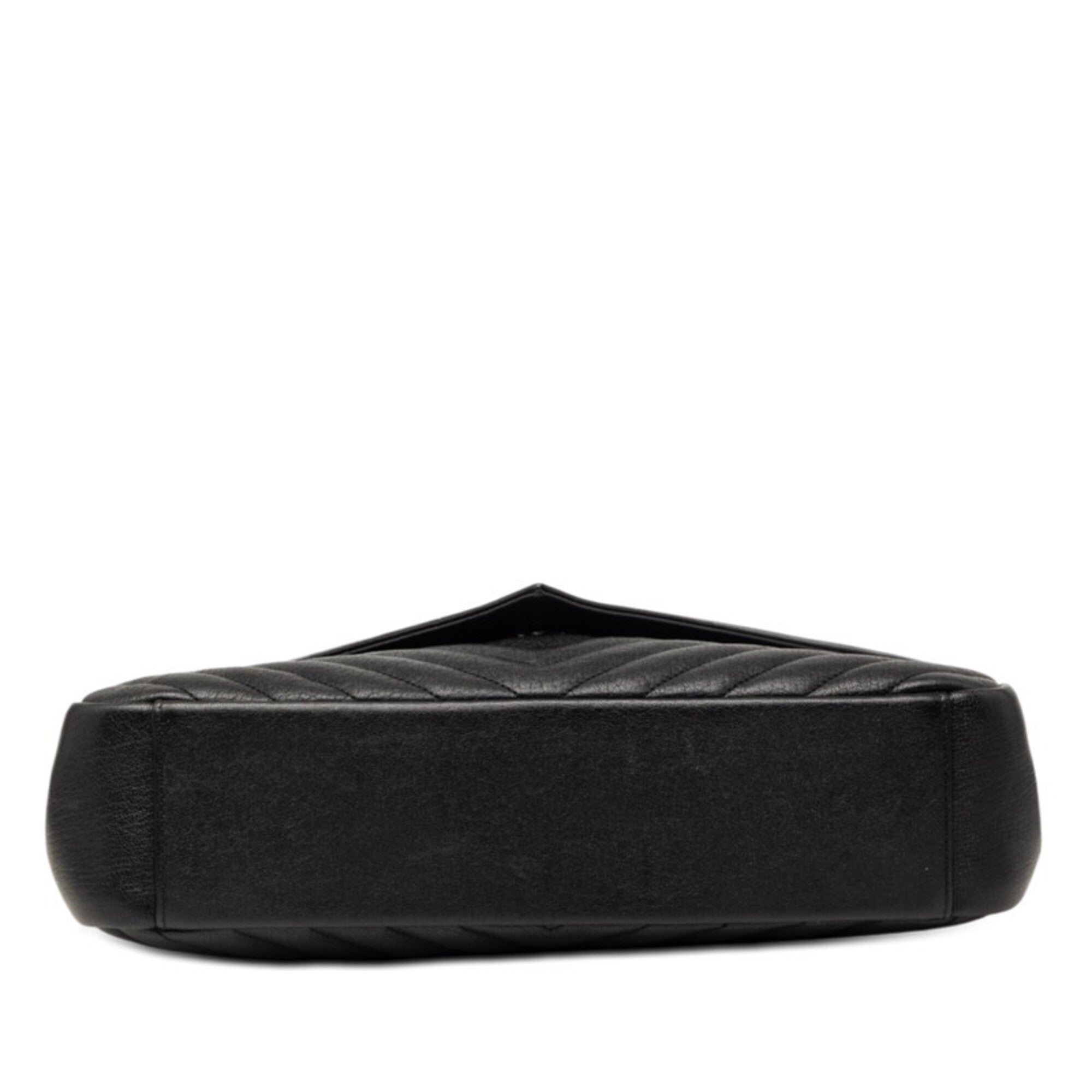 Saint Laurent Black Leather Handbag Shoulder Bag (Pre-Owned)
