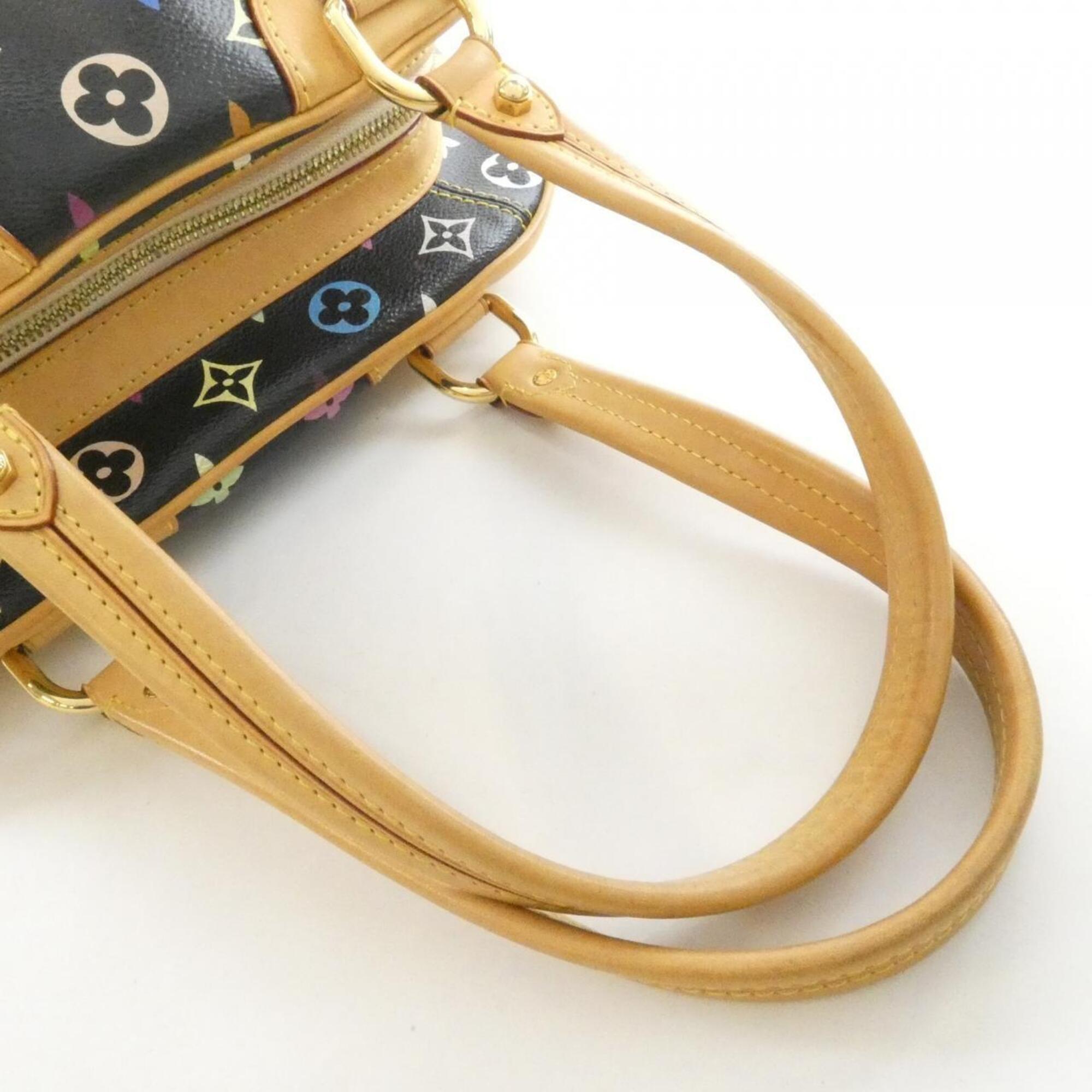 Louis Vuitton Black Coated Canvas Shoulder Bag (Pre-Owned)