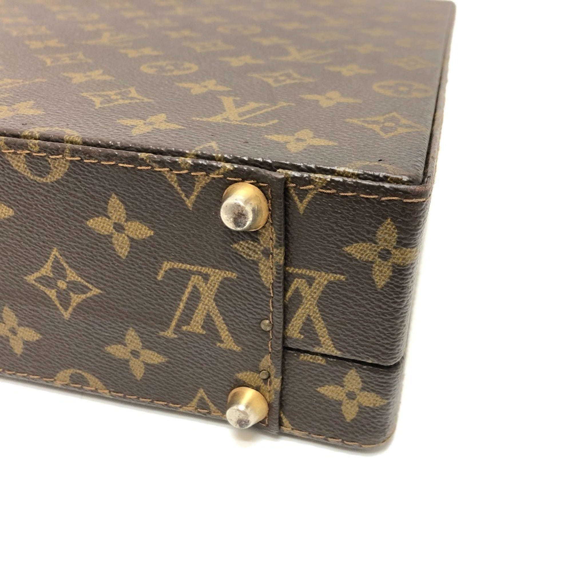 Louis Vuitton Monogram Brown Galle Monogram Monogram Attaché Case Briefcase (Pre-Owned)