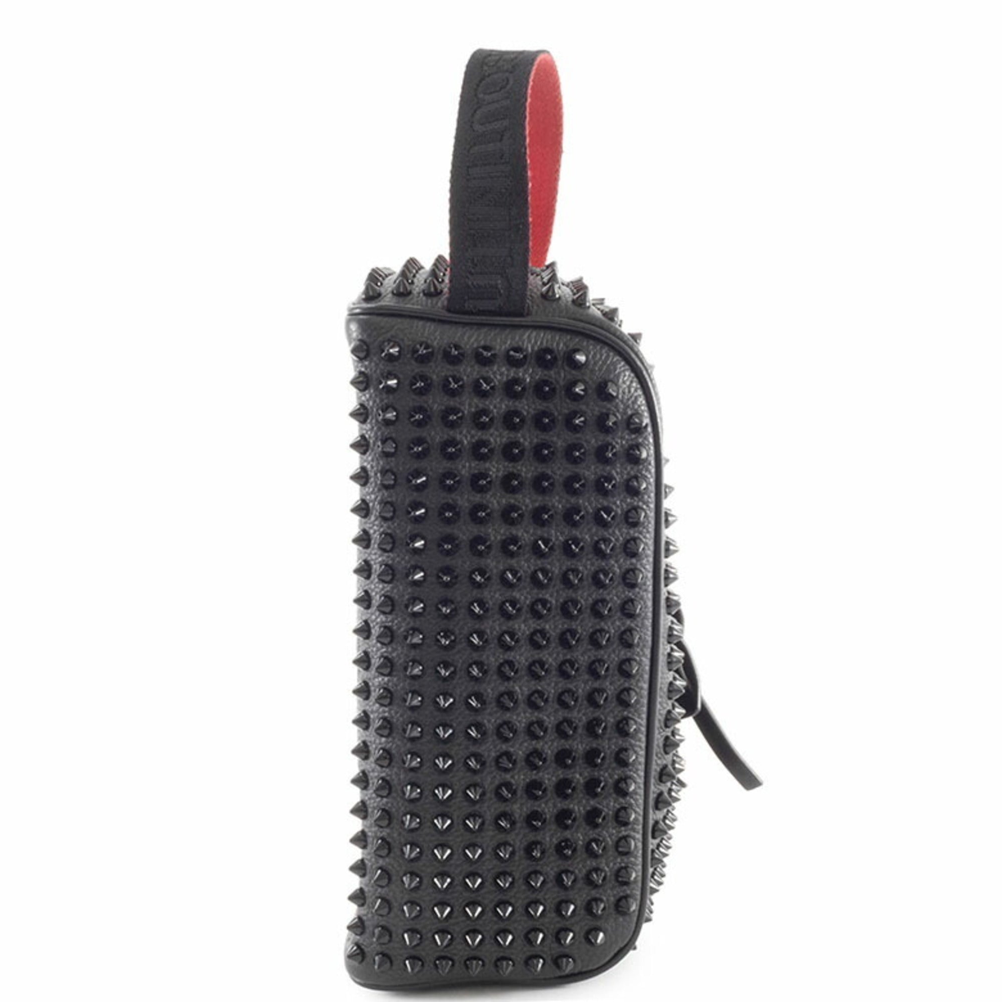 Christian Louboutin Black Leather Clutch Bag (Pre-Owned)