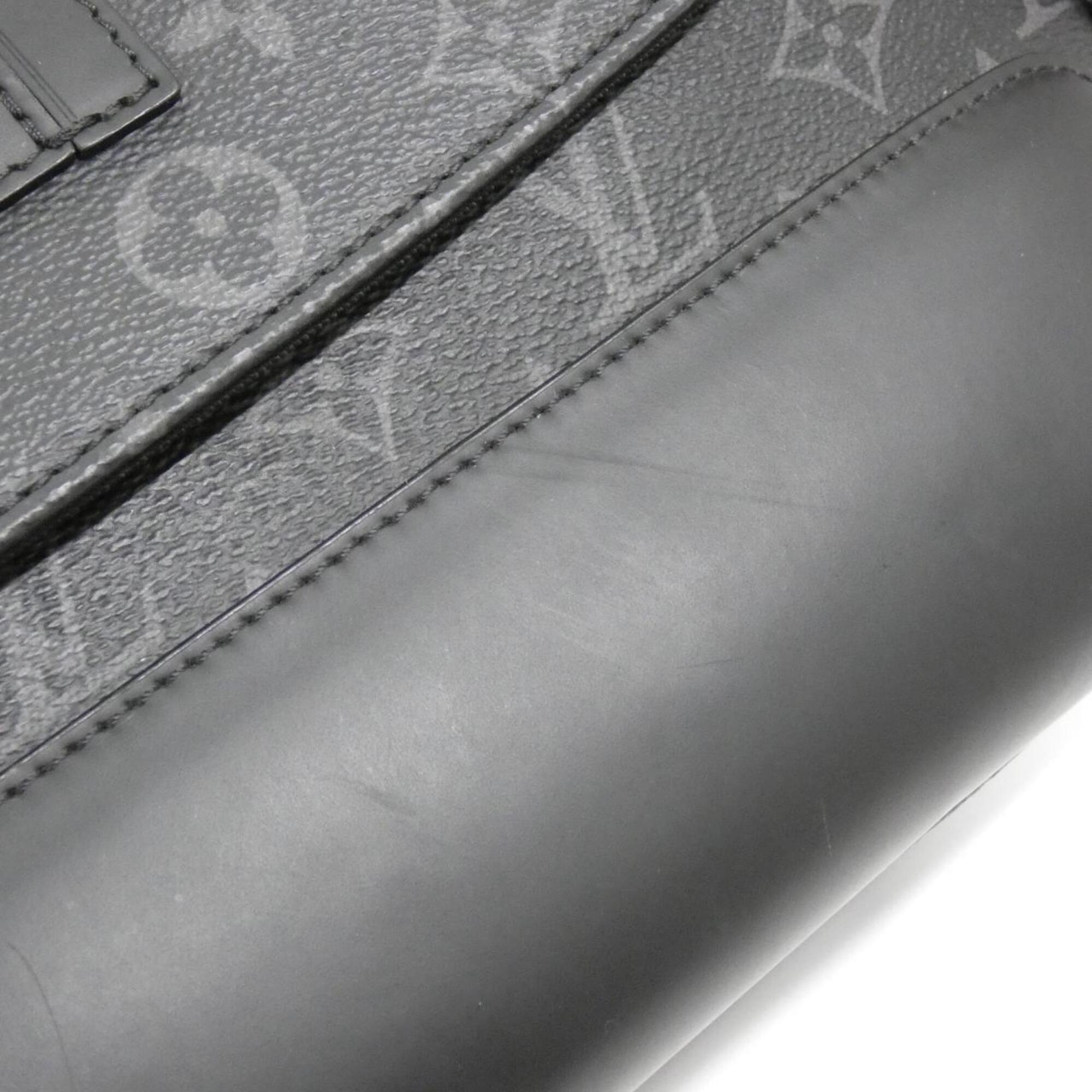 Louis Vuitton Black Coated Canvas Shoulder Bag (Pre-Owned)