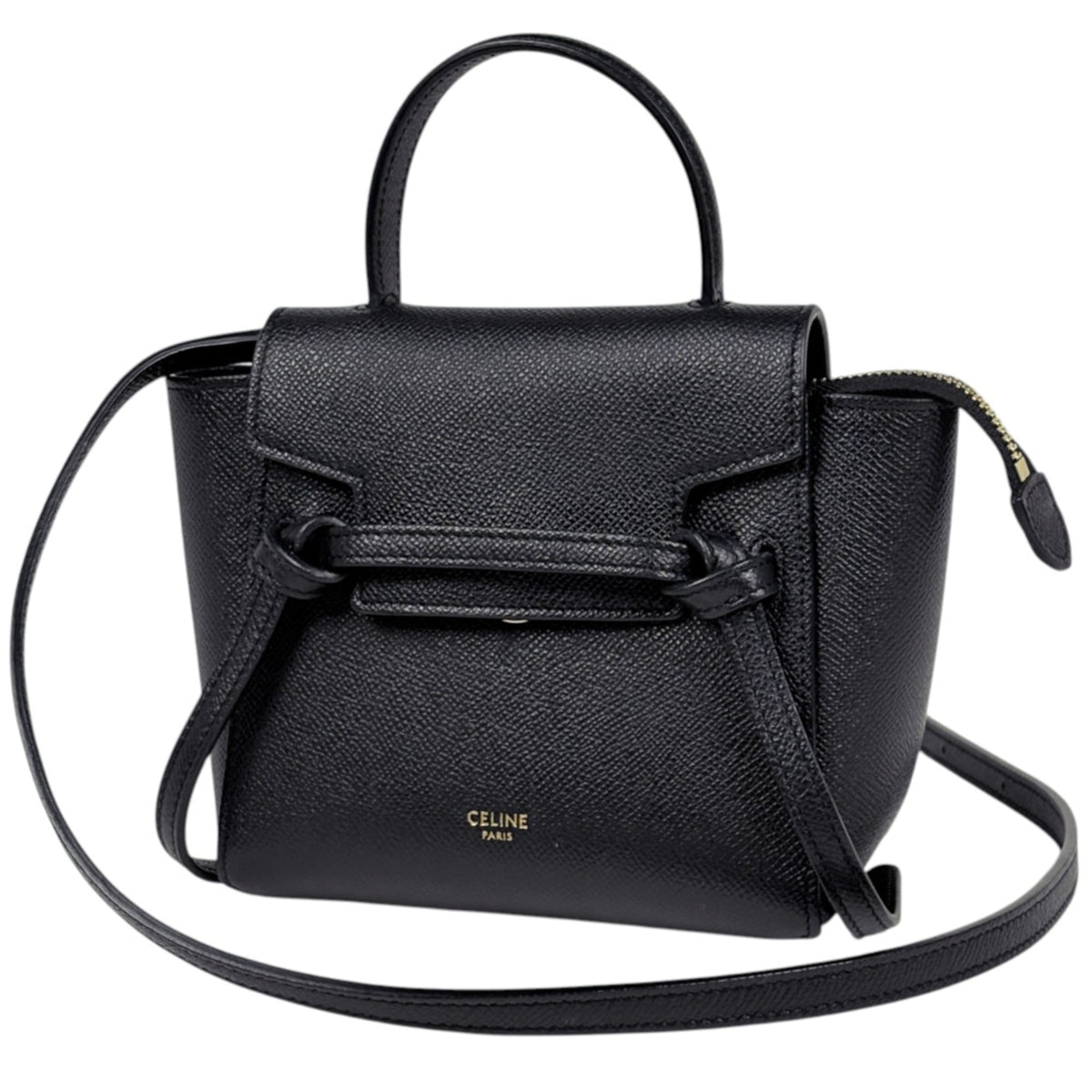 Celine Black Leather Handbag (Pre-Owned)