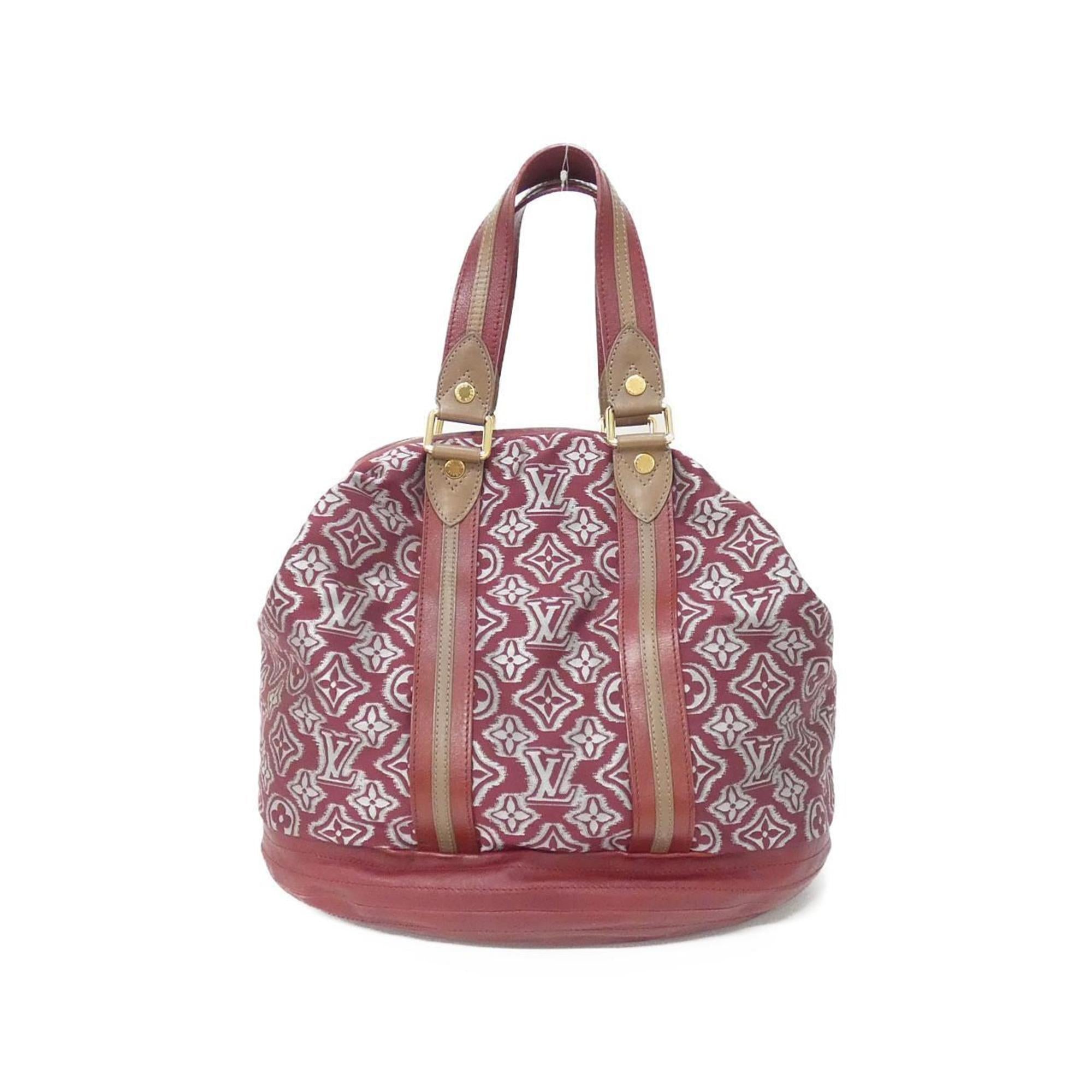 Louis Vuitton Bordeaux Canvas Handbag (Pre-Owned)