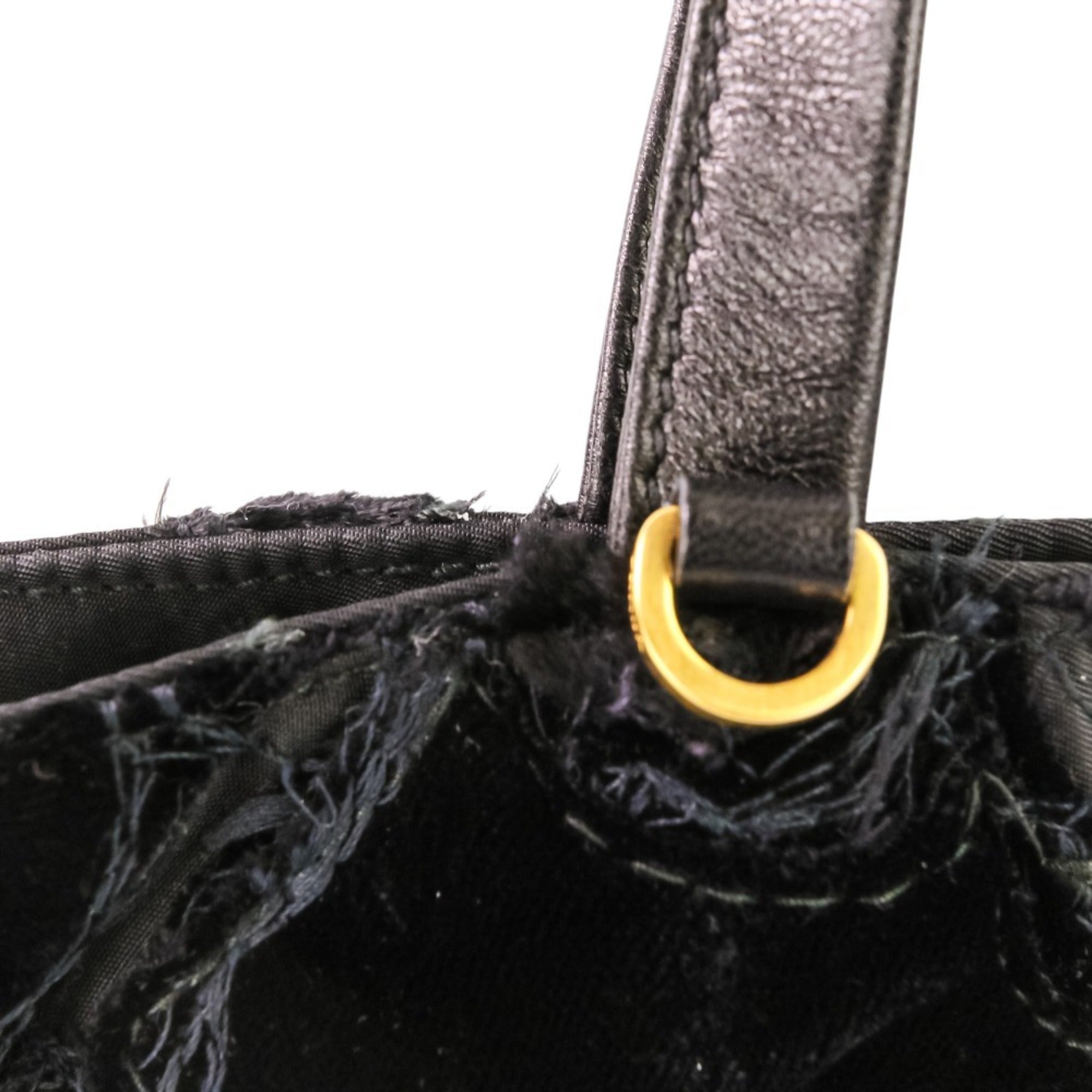 Prada Black Nylon Tote Bag (Pre-Owned)