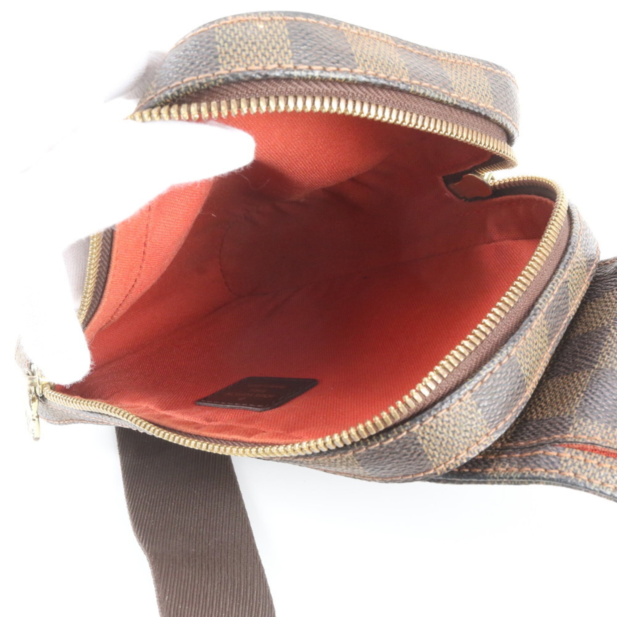 Louis Vuitton Ebene Coated Canvas Pouch Shoulder Bag Sling Bag (Pre-Owned)