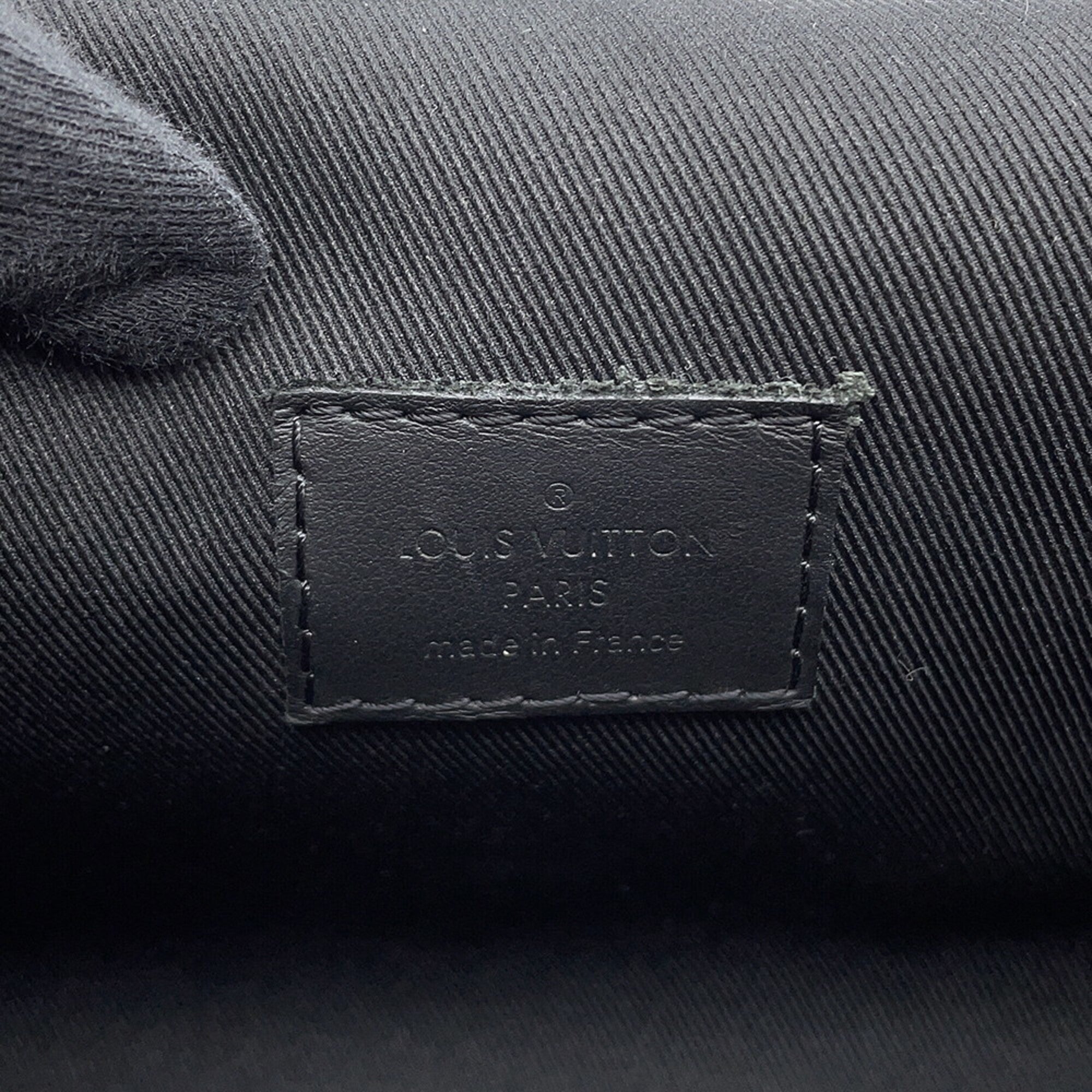 Louis Vuitton Black Noir Monogram Leather Long Wallet (Bi-Fold) (Pre-Owned)