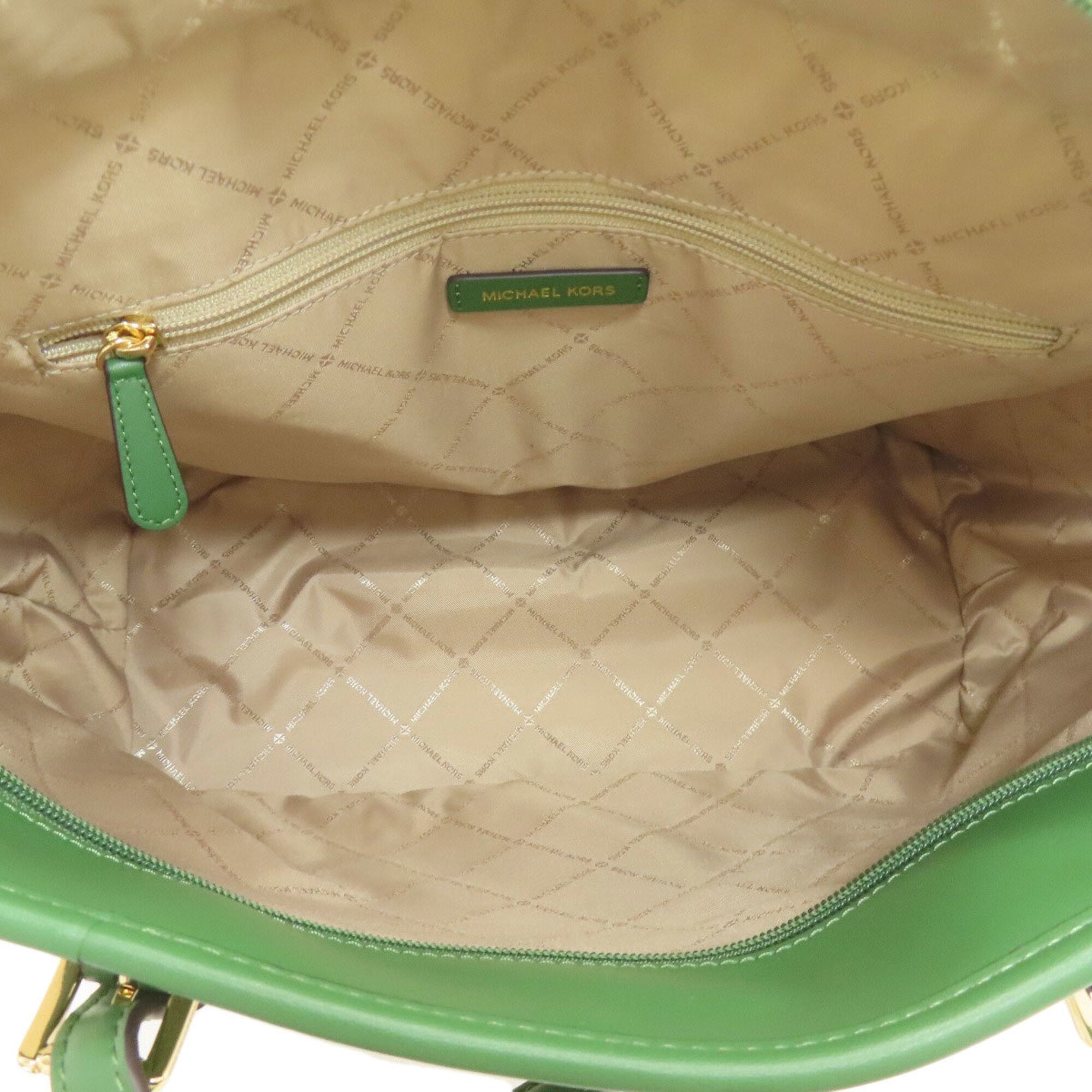 Michael Kors Green Pvc Tote Bag (Pre-Owned)