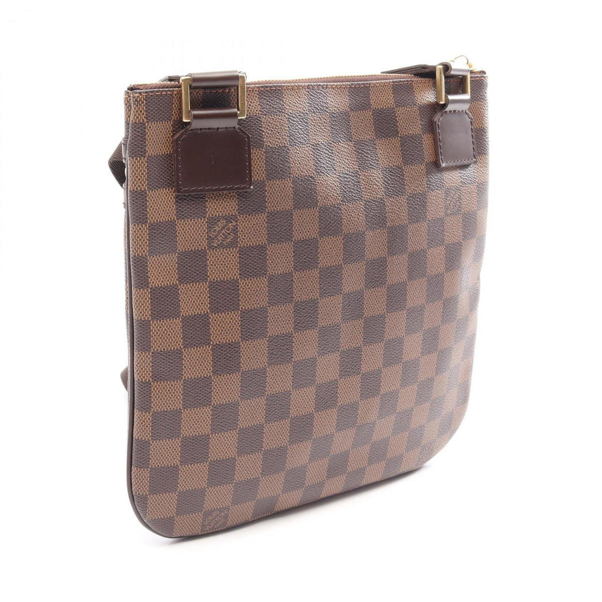 Louis Vuitton Brown Ebene Coated Canvas Leather Handbag Pochette Shoulder Bag (Pre-Owned)
