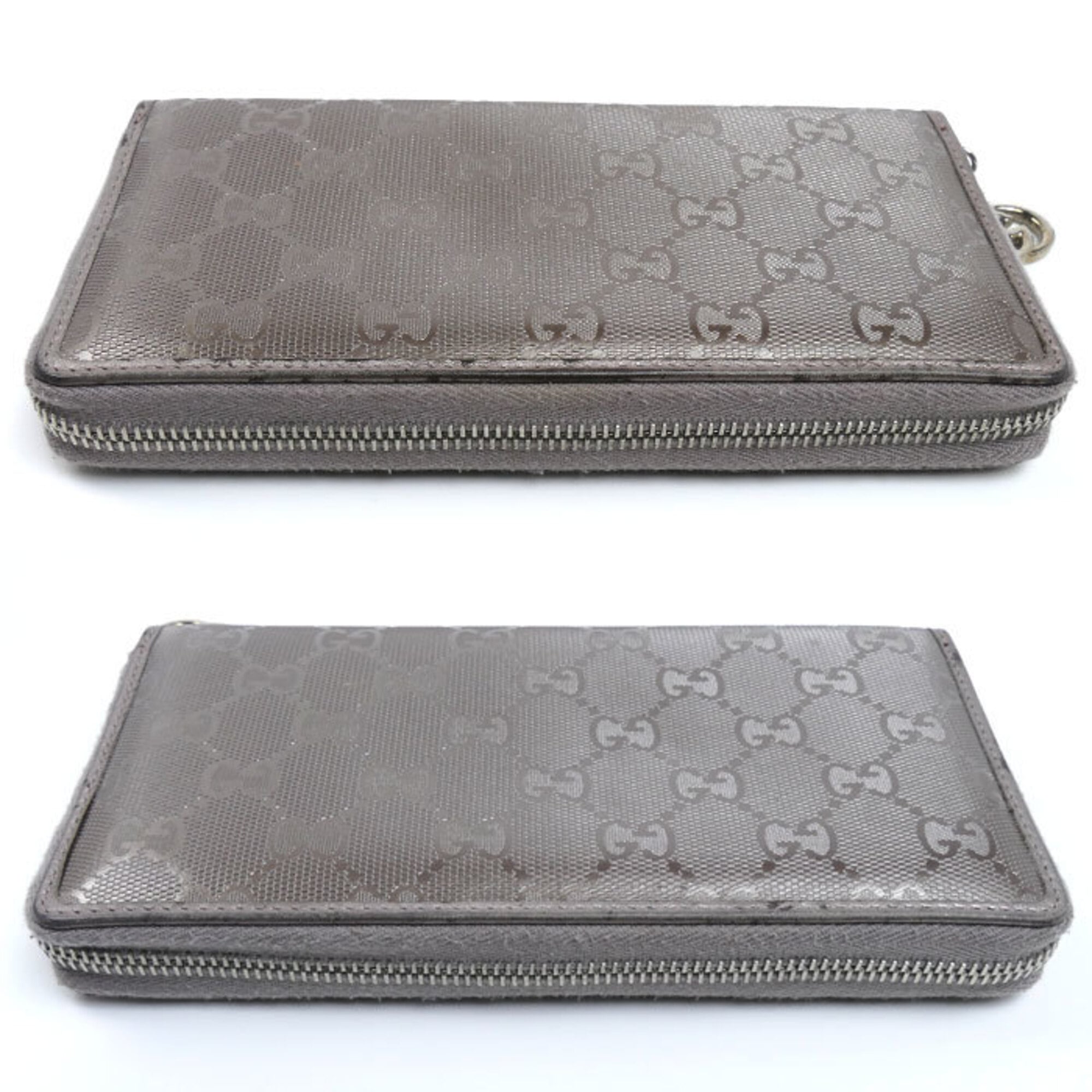 Gucci Metallic Purple Pvc Long Wallet (Bi-Fold) (Pre-Owned)