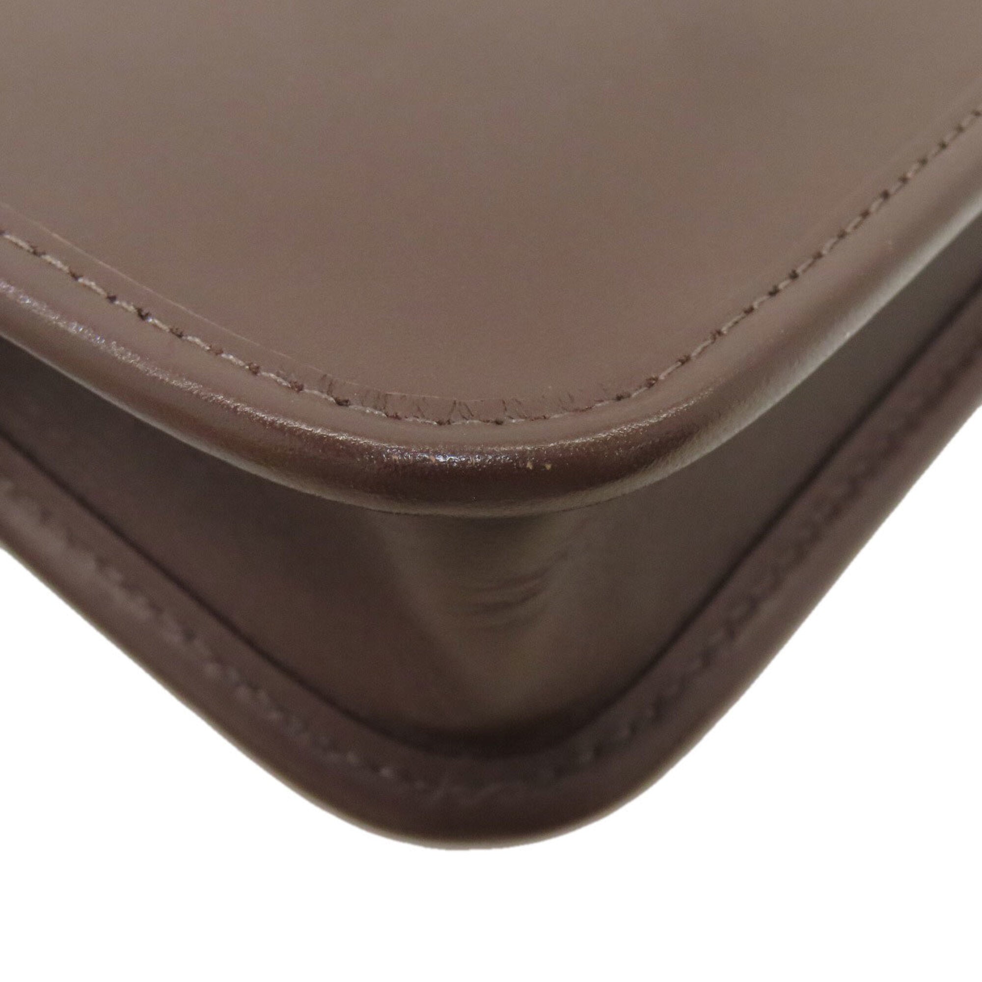 Coach Brown Leather Shoulder Bag (Pre-Owned)