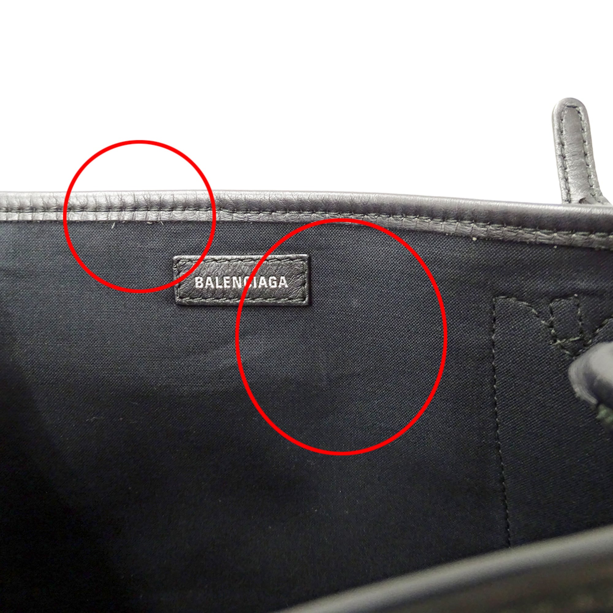 Balenciaga Black Canvas Handbag Pouch Shoulder Bag (Pre-Owned)