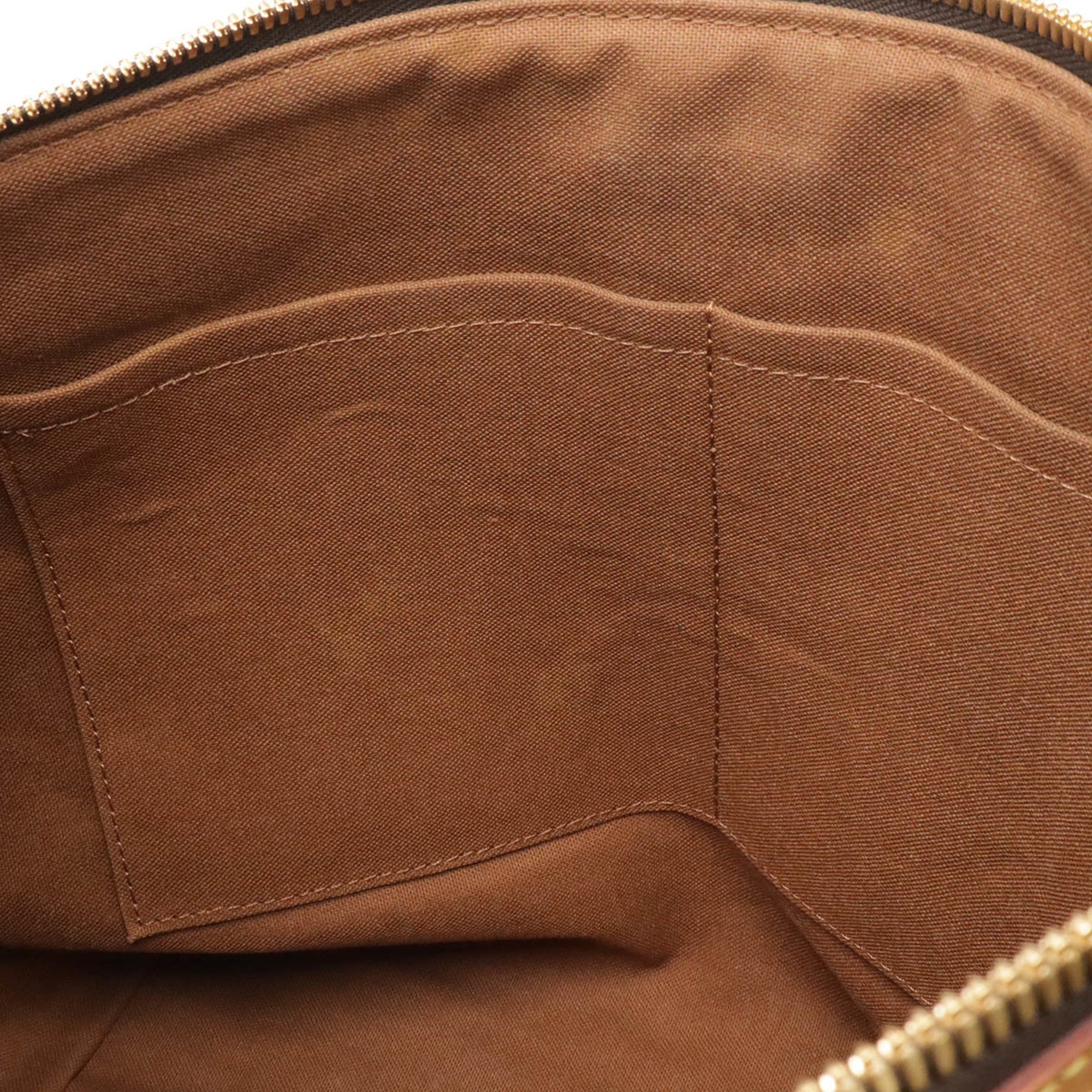 Louis Vuitton Brown Monogram Canvas Pvc Coated Canvas Handbag Shoulder Bag Tote Bag (Pre-Owned)