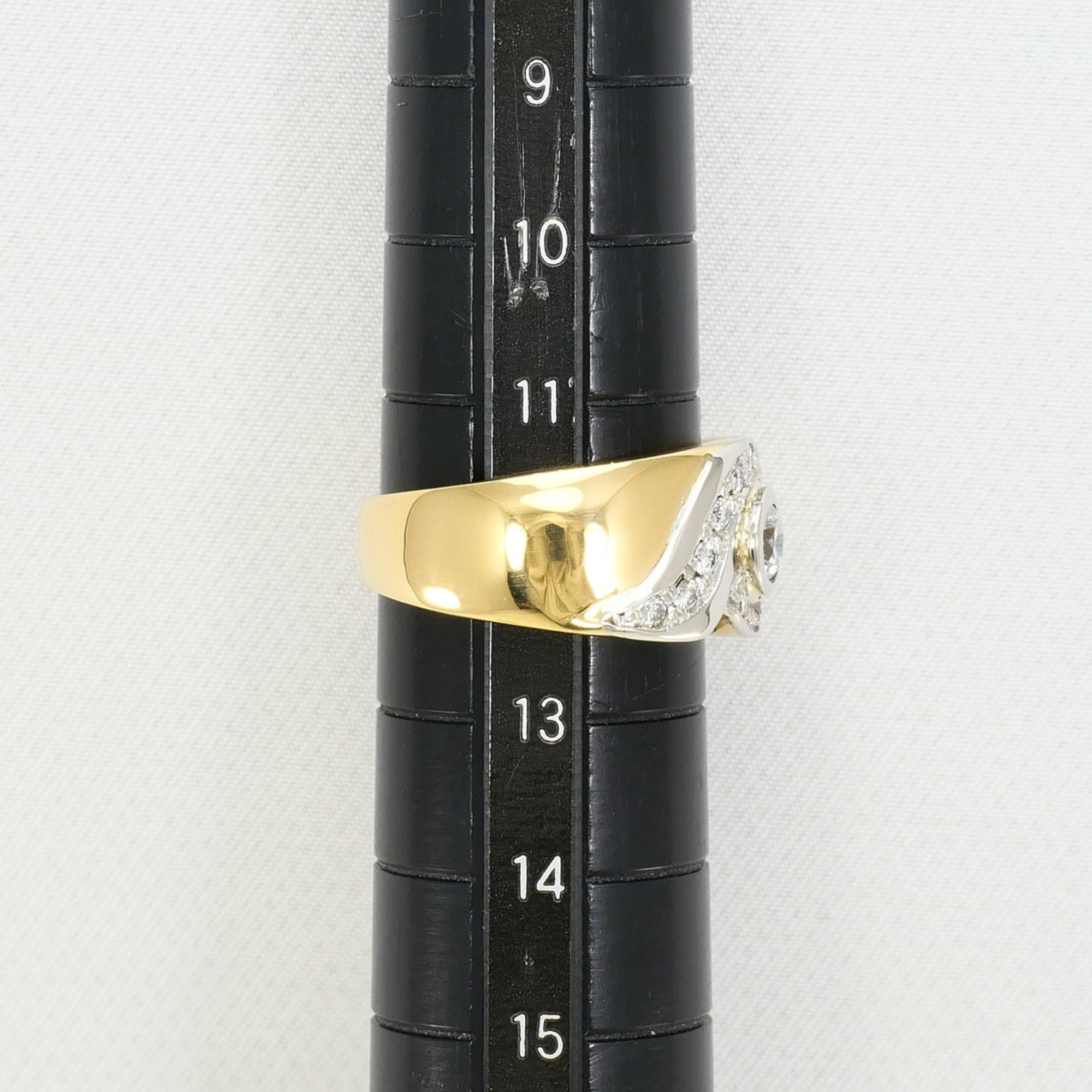 Unbranded Platinum Yellow Gold Yellow Gold (18K) Platinum 900 Band Ring (Pre-Owned)