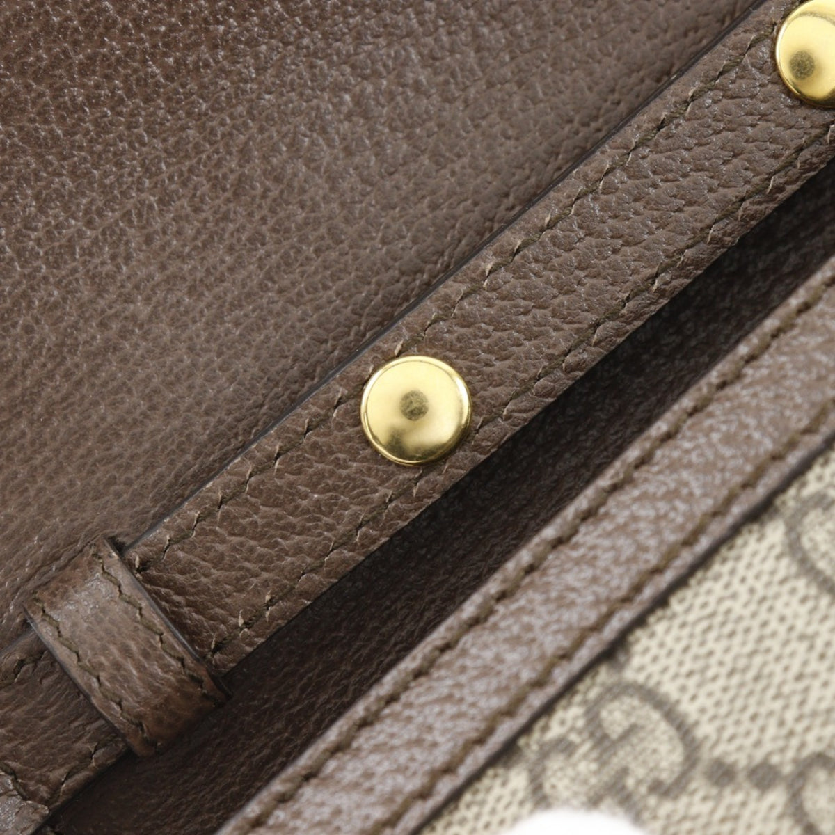 Gucci Sherry Line Brown Gg Supreme Shoulder Bag (Pre-Owned)