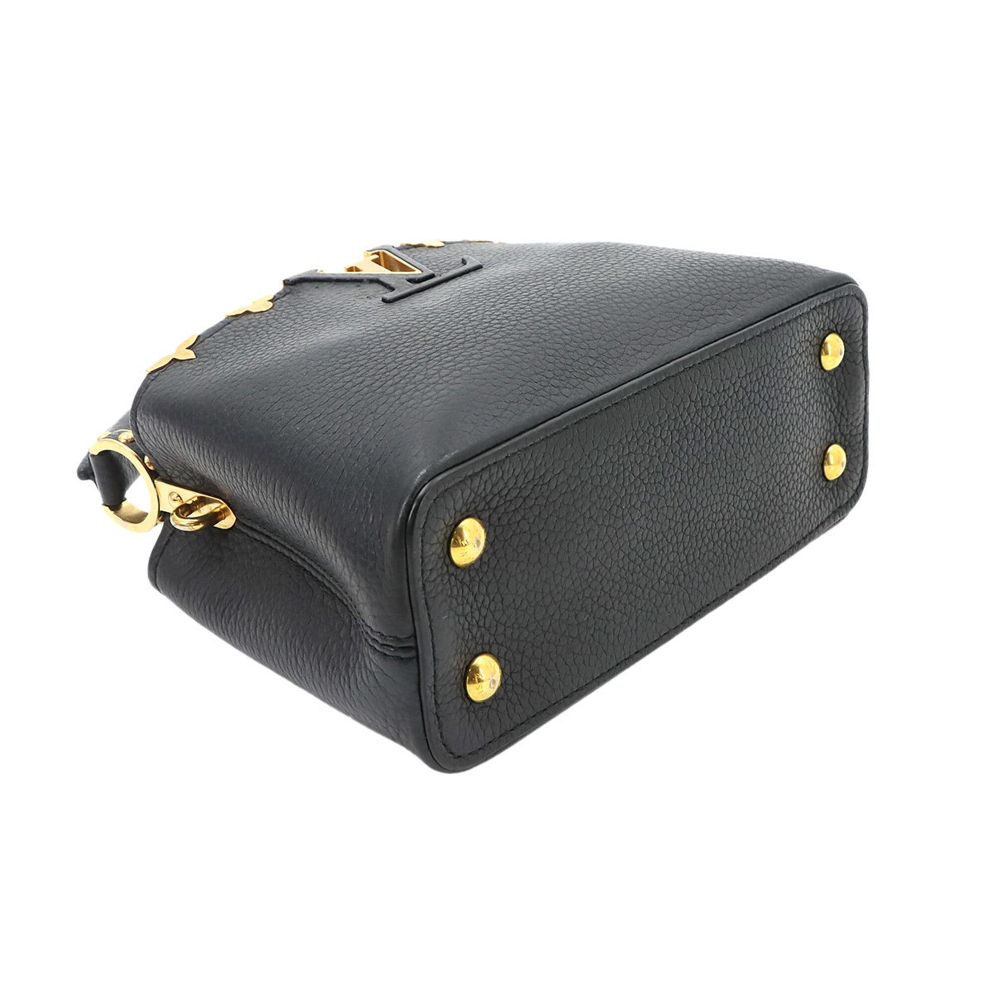 Louis Vuitton Black Capucines Noir Handbag (Pre-Owned)