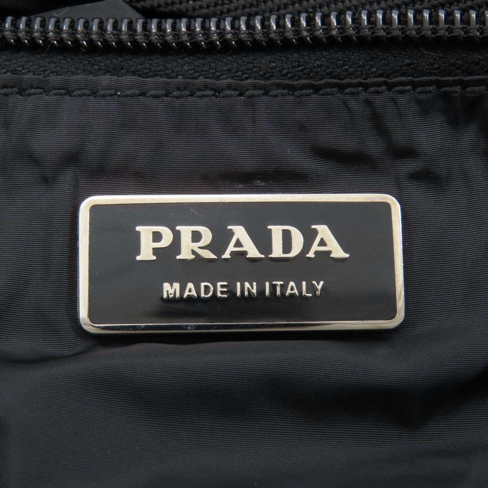 Prada Black Nylon Eco-Bag Handbag (Pre-Owned)