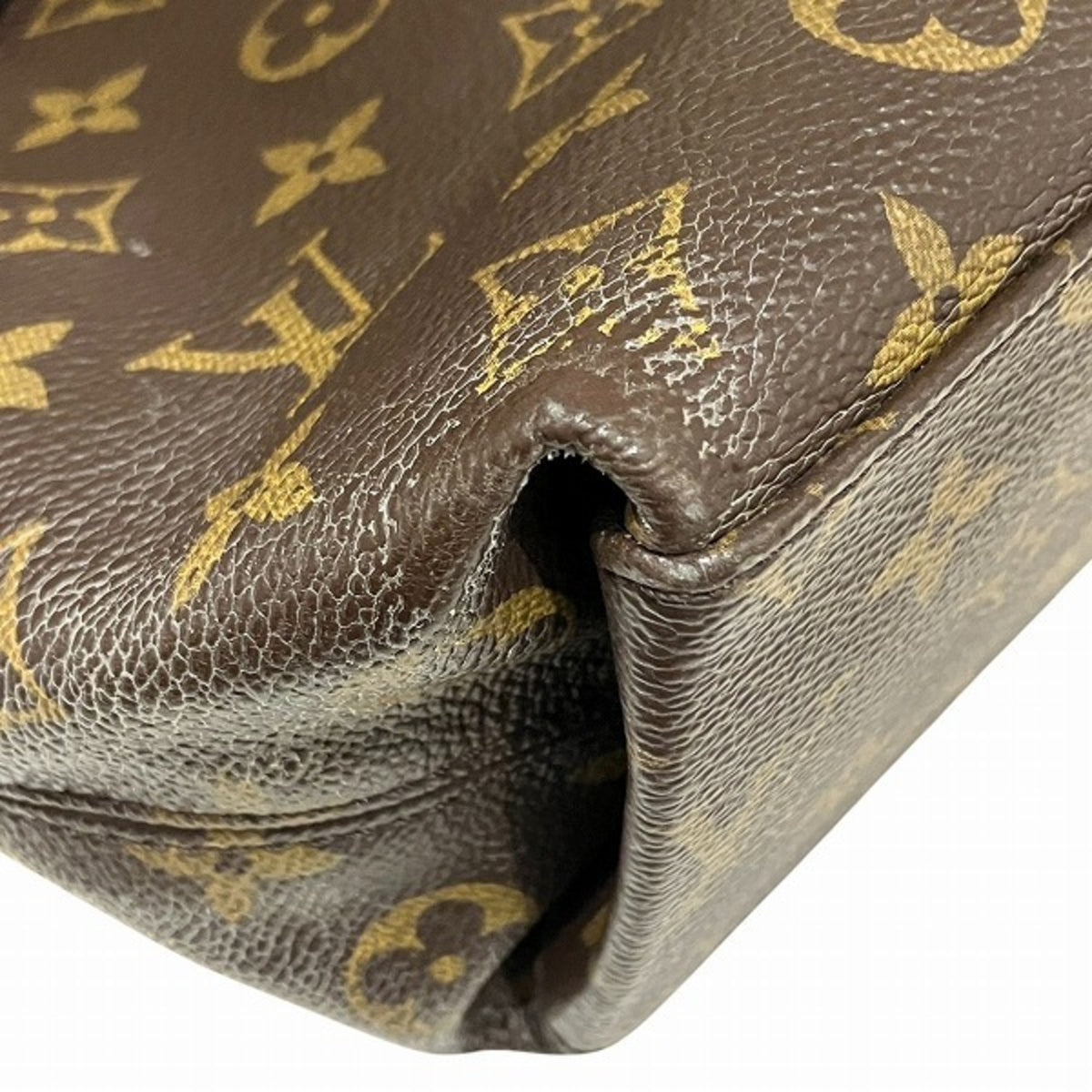 Louis Vuitton Brown Galle Monogram Navy Monogram Handbag Shoulder Bag (Pre-Owned)