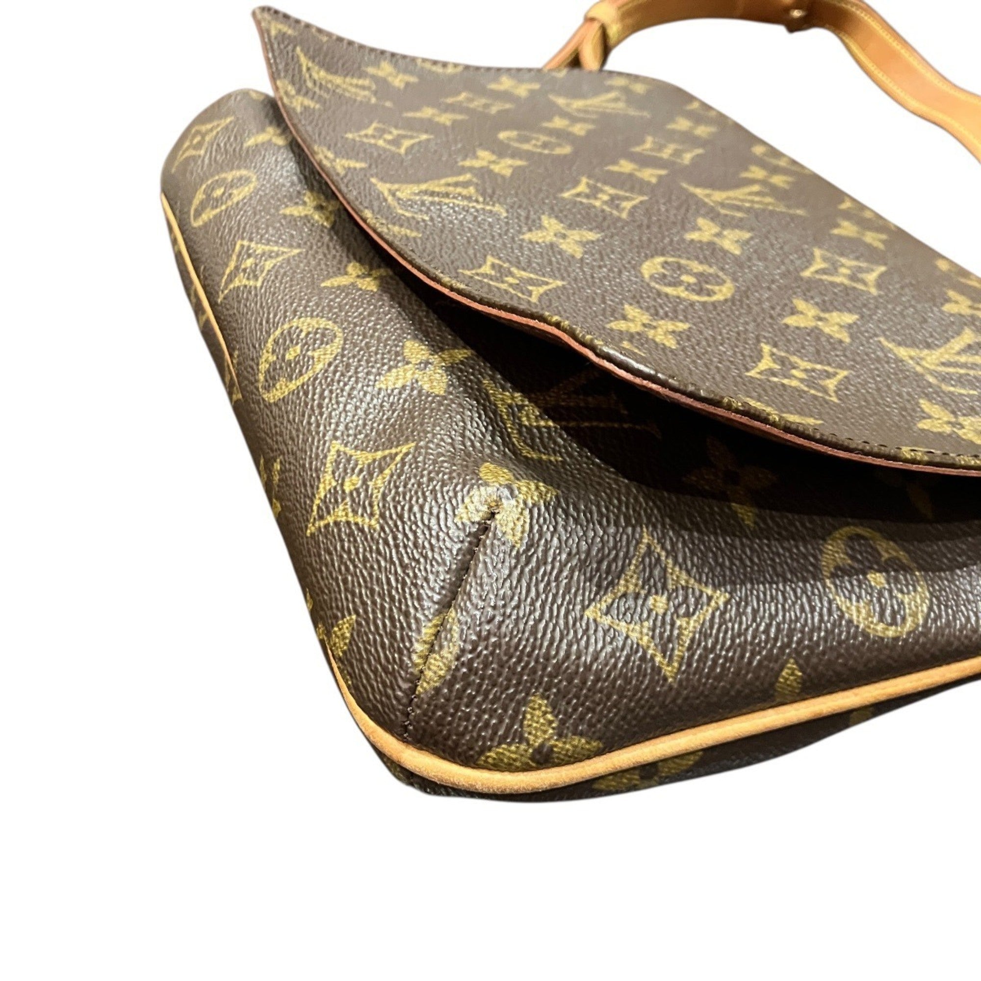 Louis Vuitton Brown Galle Monogram Monogram Shoulder Bag (Pre-Owned)