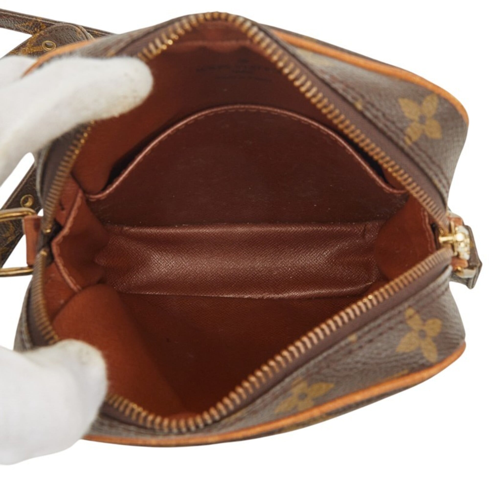 Louis Vuitton Monogram Brown Pvc Leather Shoulder Bag (Pre-Owned)