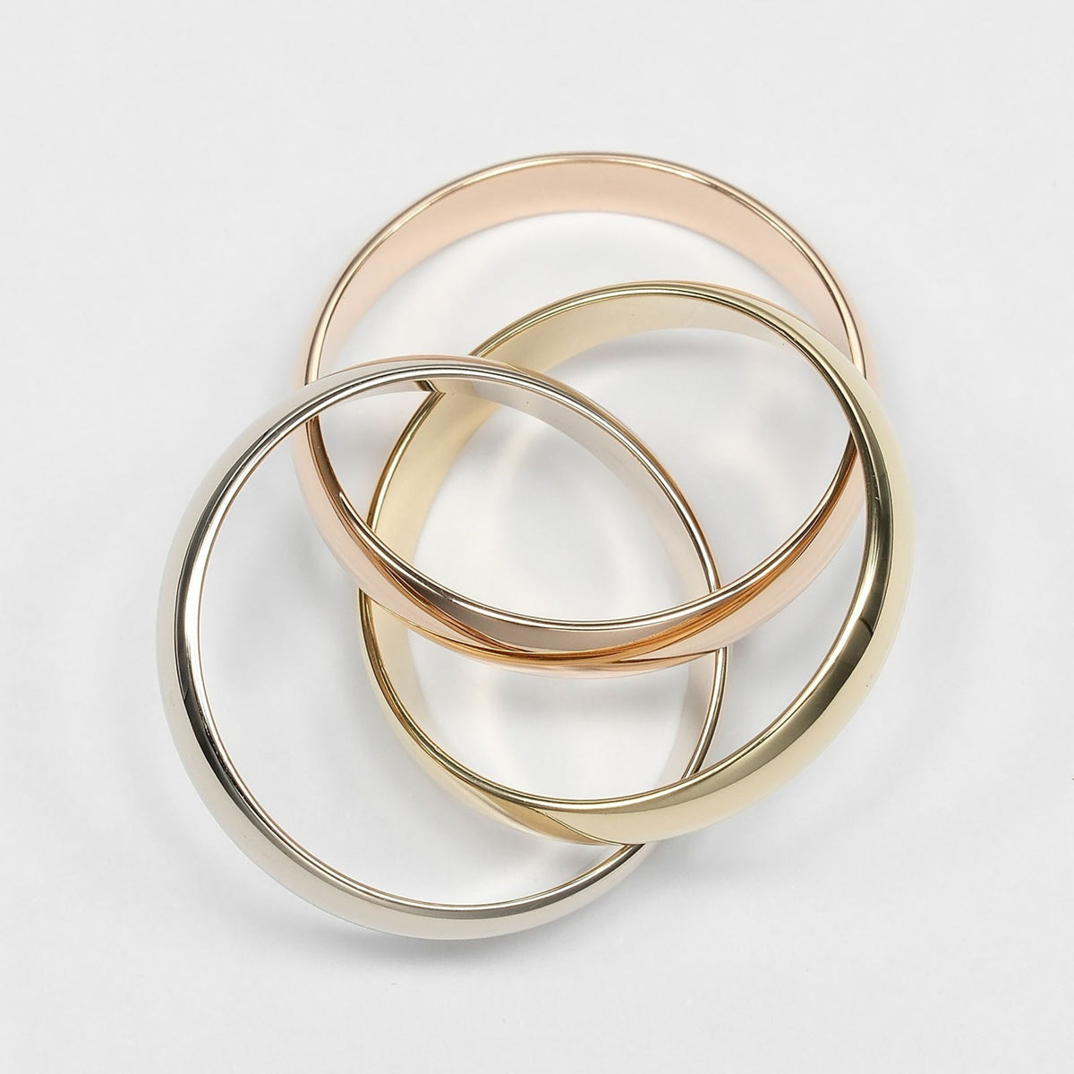 Cartier Yellow Gold (18K) Pink Gold (18K) White Gold (18K) Band Ring (Pre-Owned)