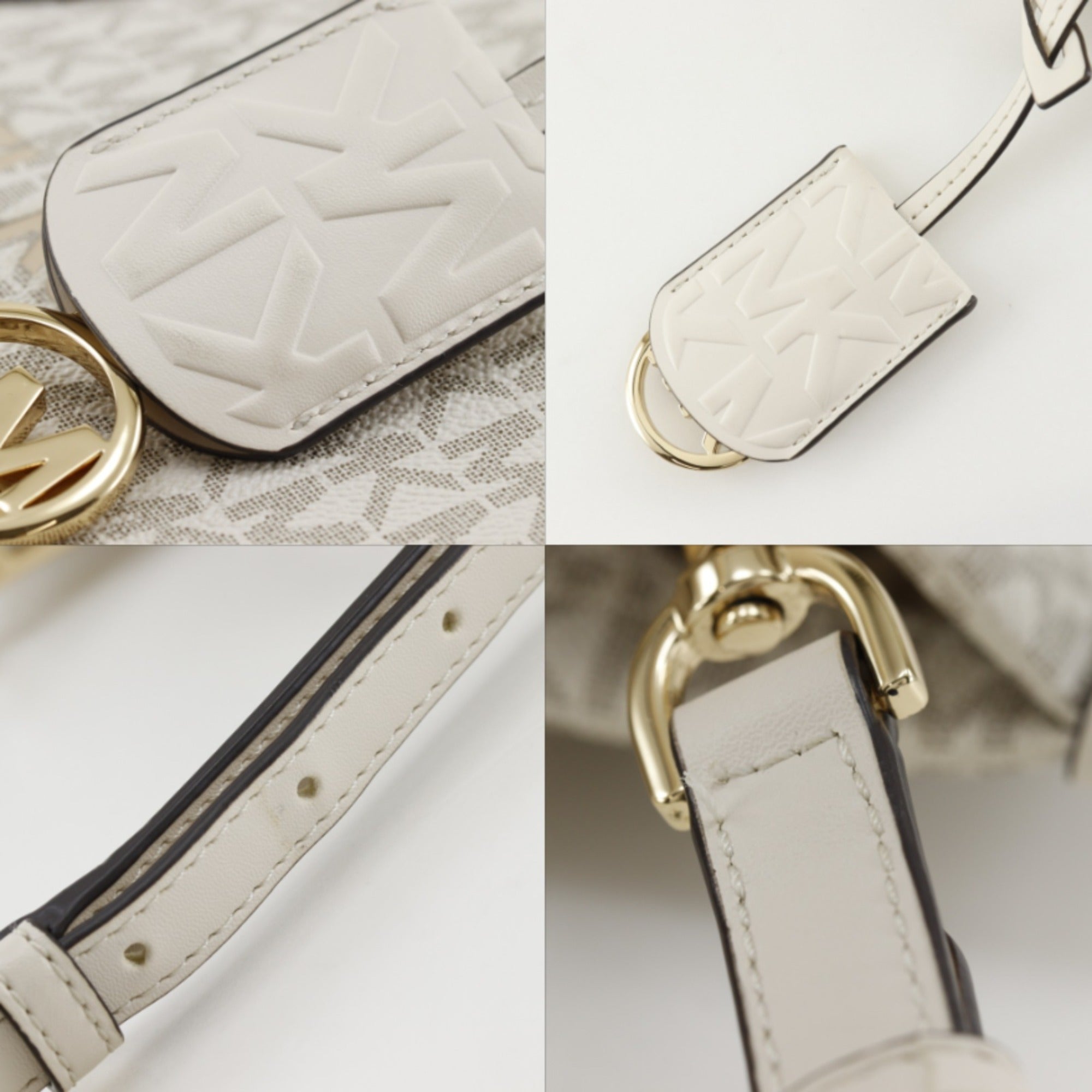 Michael Kors White Pvc Handbag (Pre-Owned)