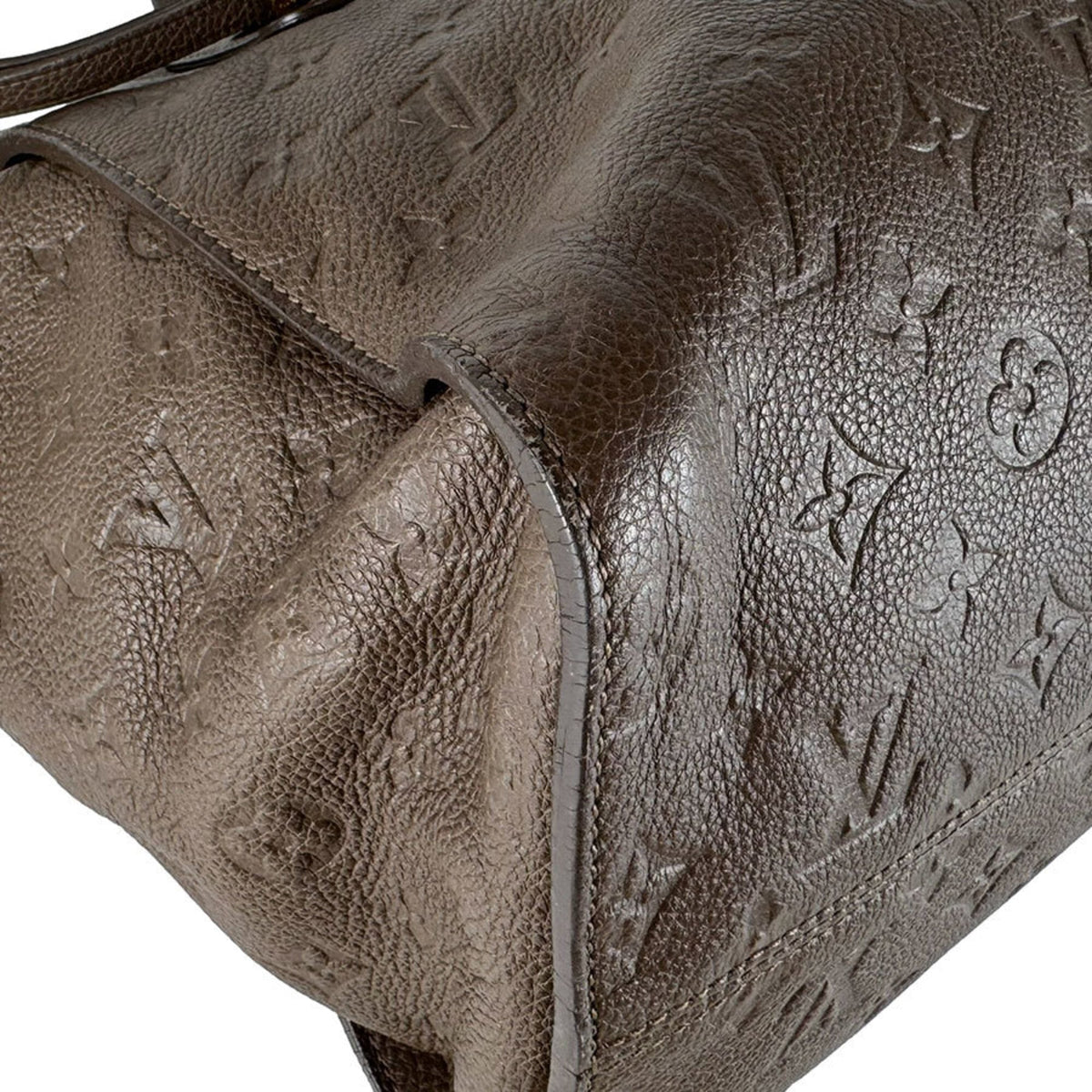 Louis Vuitton Brown Monogram Empreinte Handbag Shoulder Bag (Pre-Owned)