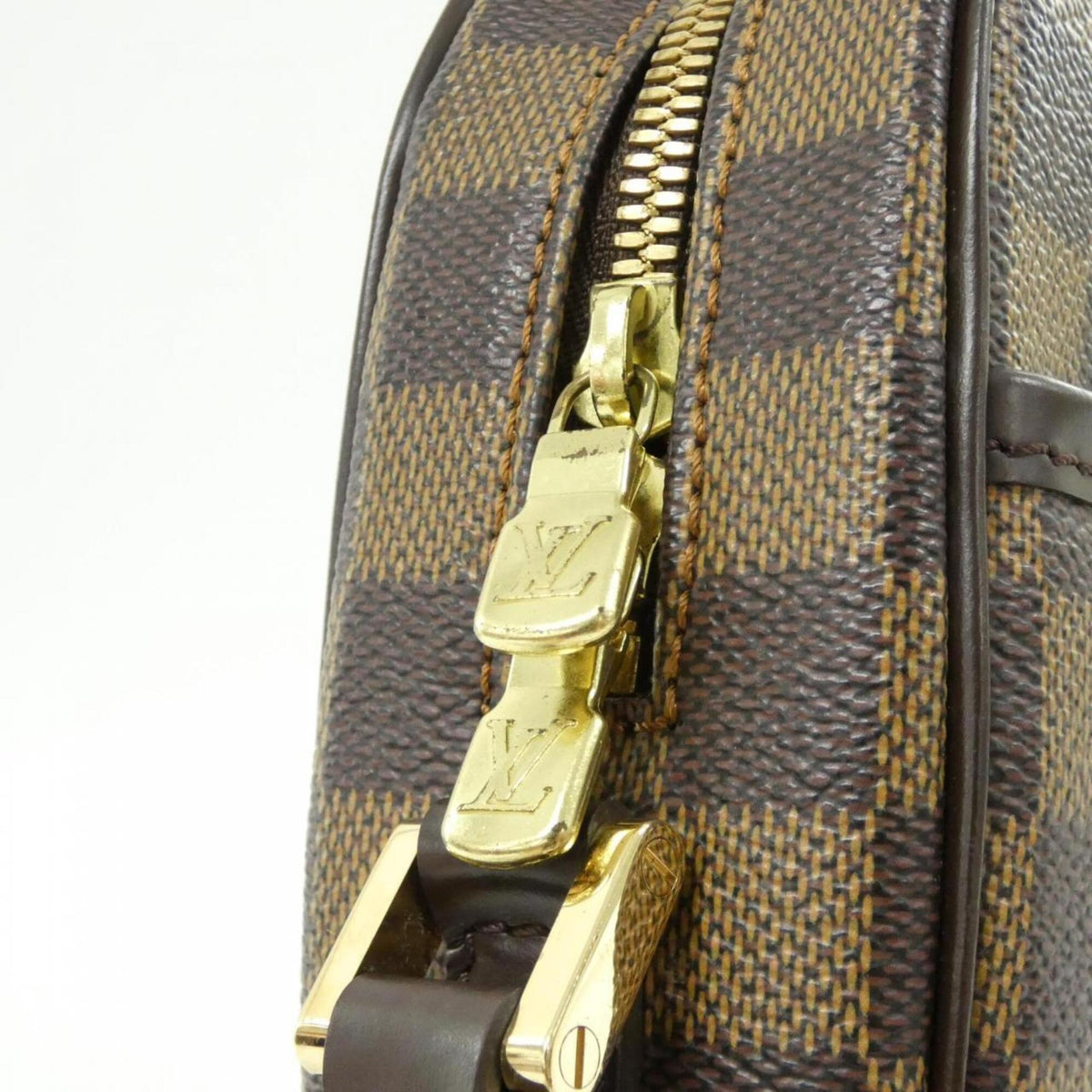 Louis Vuitton Ebene Coated Canvas Shoulder Bag (Pre-Owned)