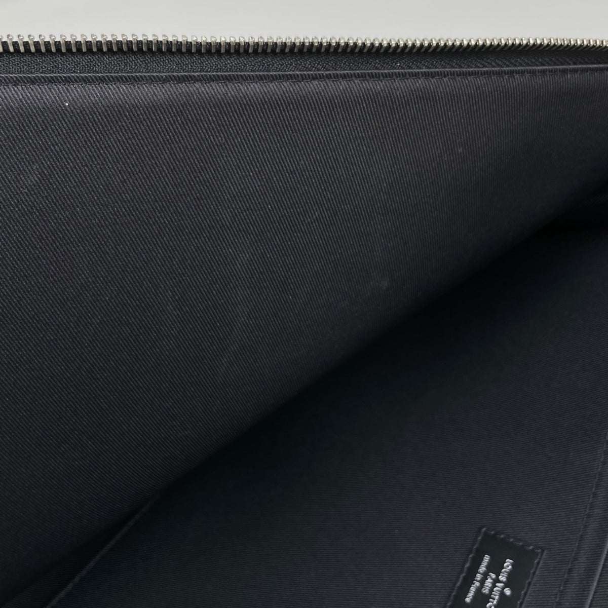Louis Vuitton Black Noir Damier Graphite Clutch Bag Pochette (Pre-Owned)