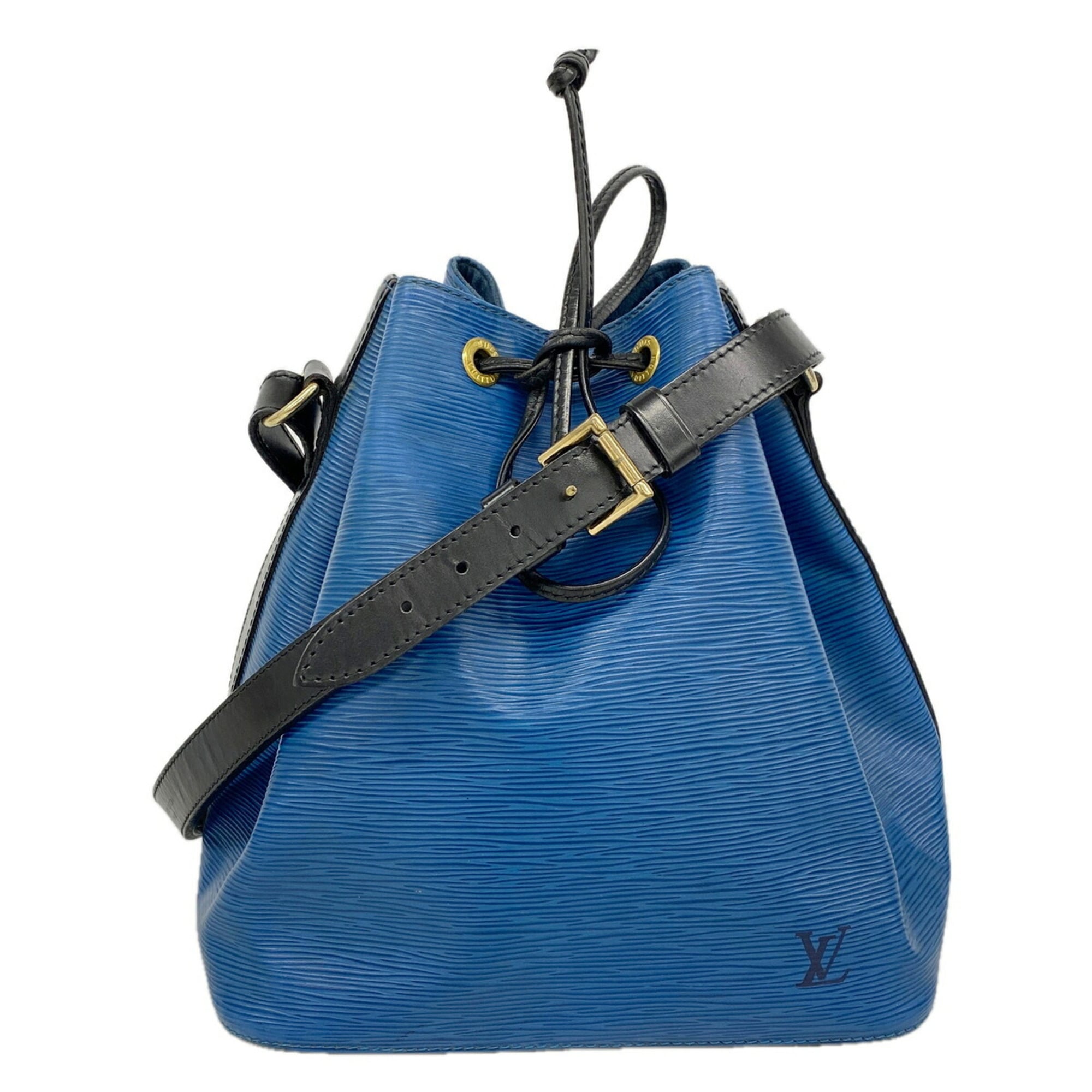 Louis Vuitton Noir Toledo Blue Shoulder Bag (Pre-Owned)