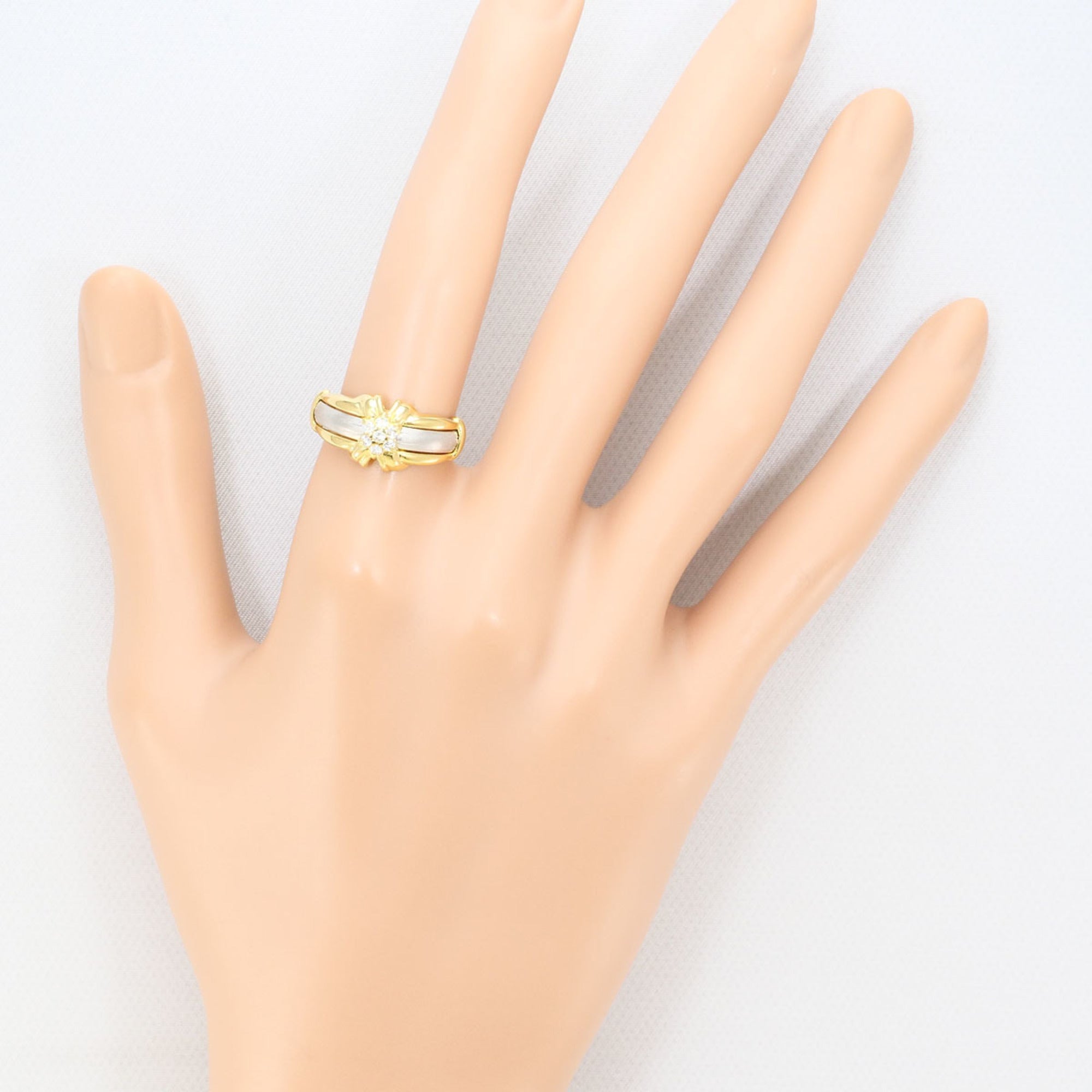 Unbranded Platinum Yellow Gold Yellow Gold (18K) Platinum 900 Band Ring (Pre-Owned)