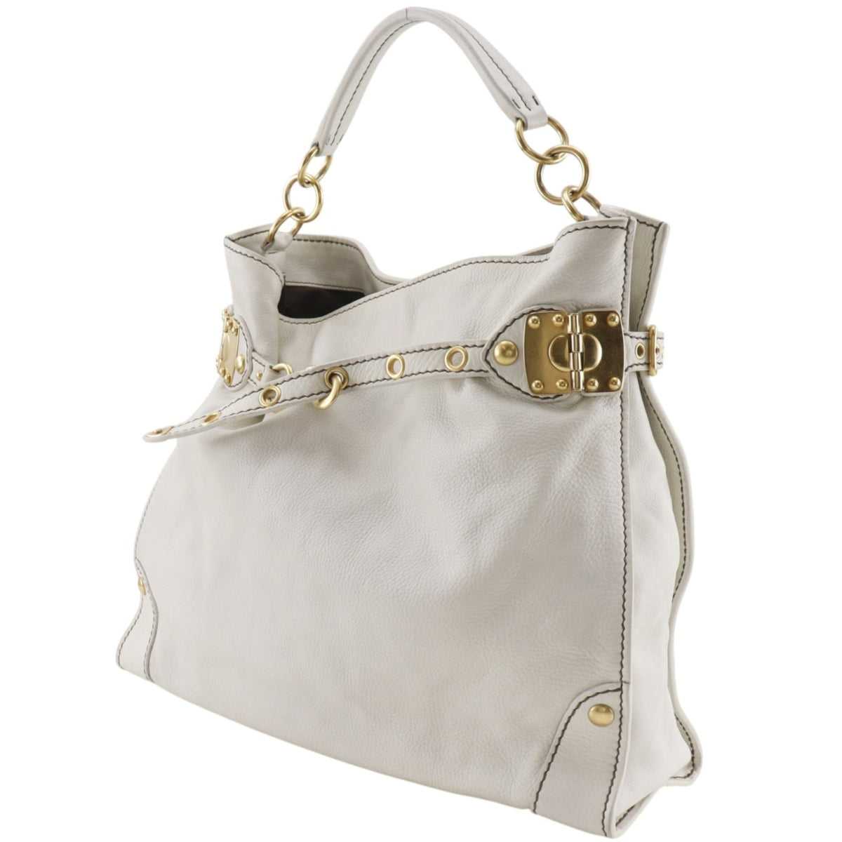 Miu Miu Leather Shoulder Bag (Pre-Owned)