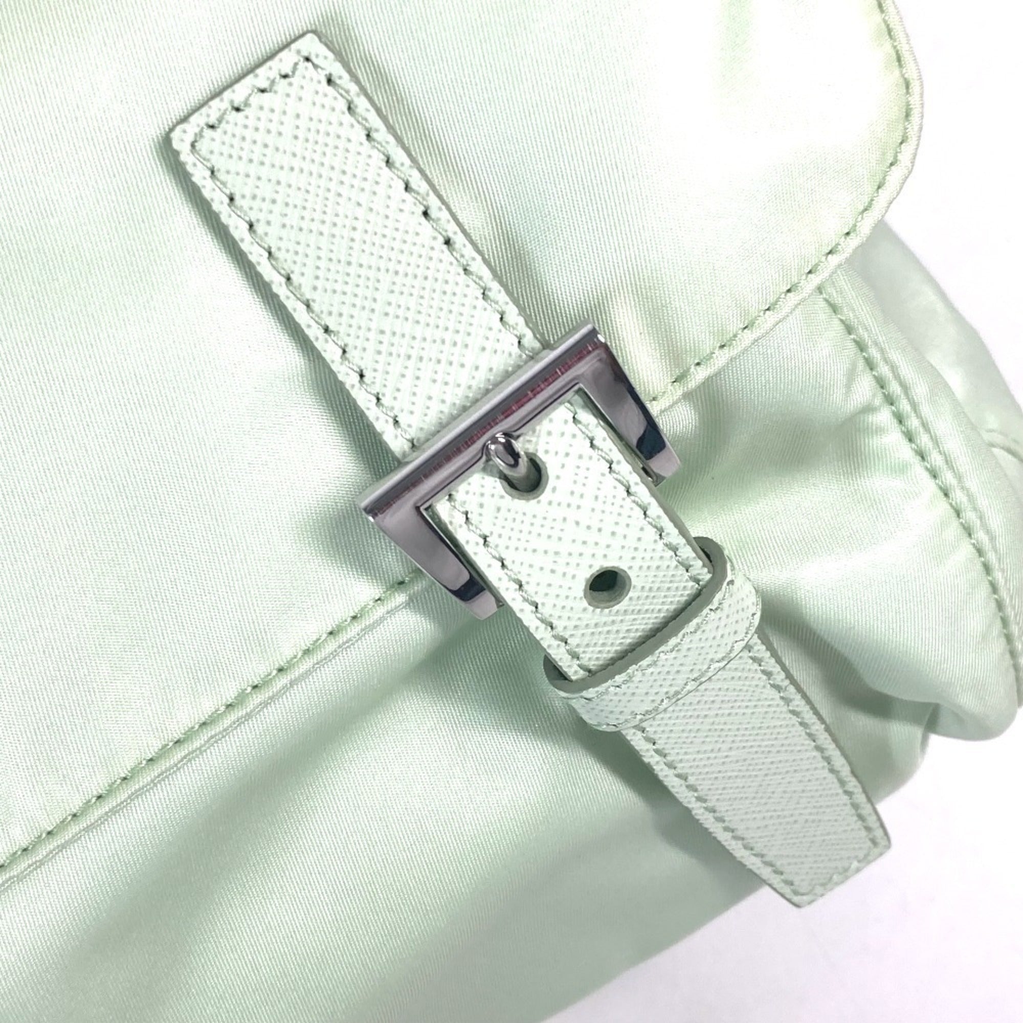 Prada Green Nylon Shoulder Bag (Pre-Owned)