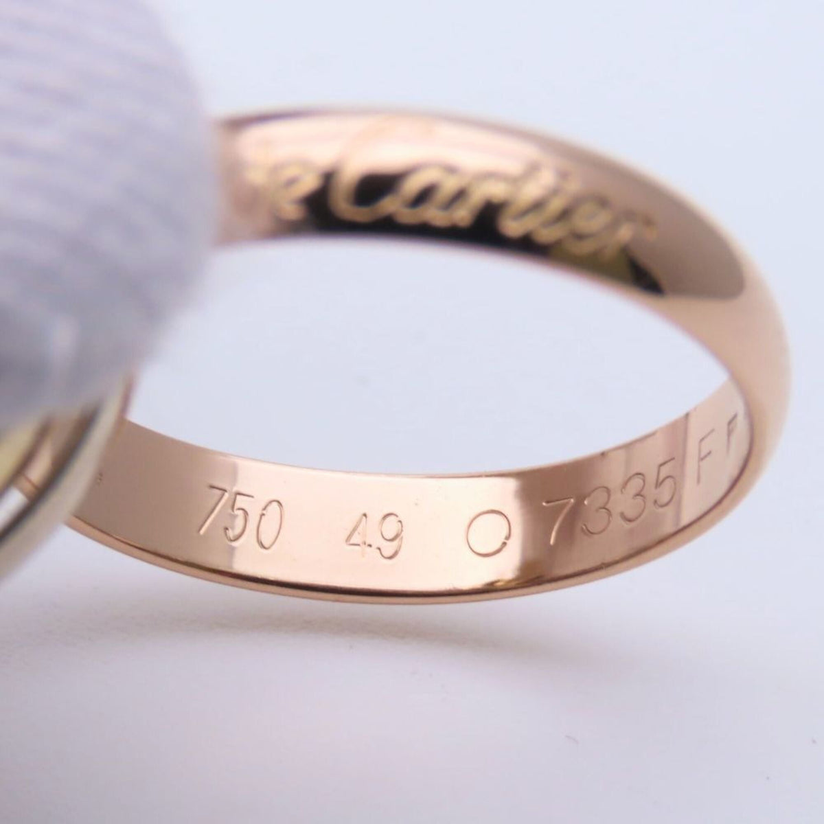 Cartier Gold Silver Pink Gold Yellow Gold (18K) Pink Gold (18K) White Gold (18K) Band Ring (Pre-Owned)