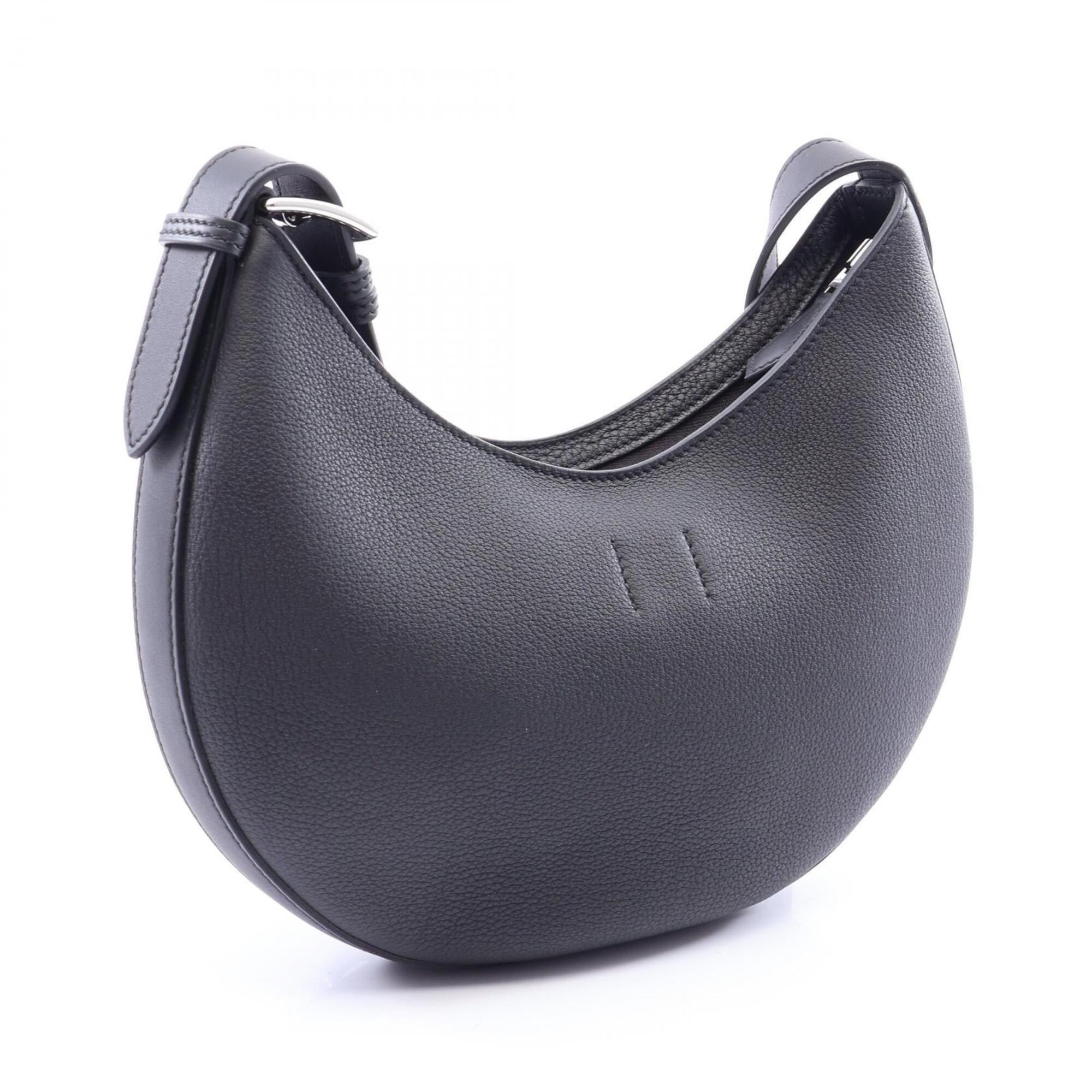 Hermes Black Togo Leather Leather Swift Leather Handbag Shoulder Bag (Pre-Owned)
