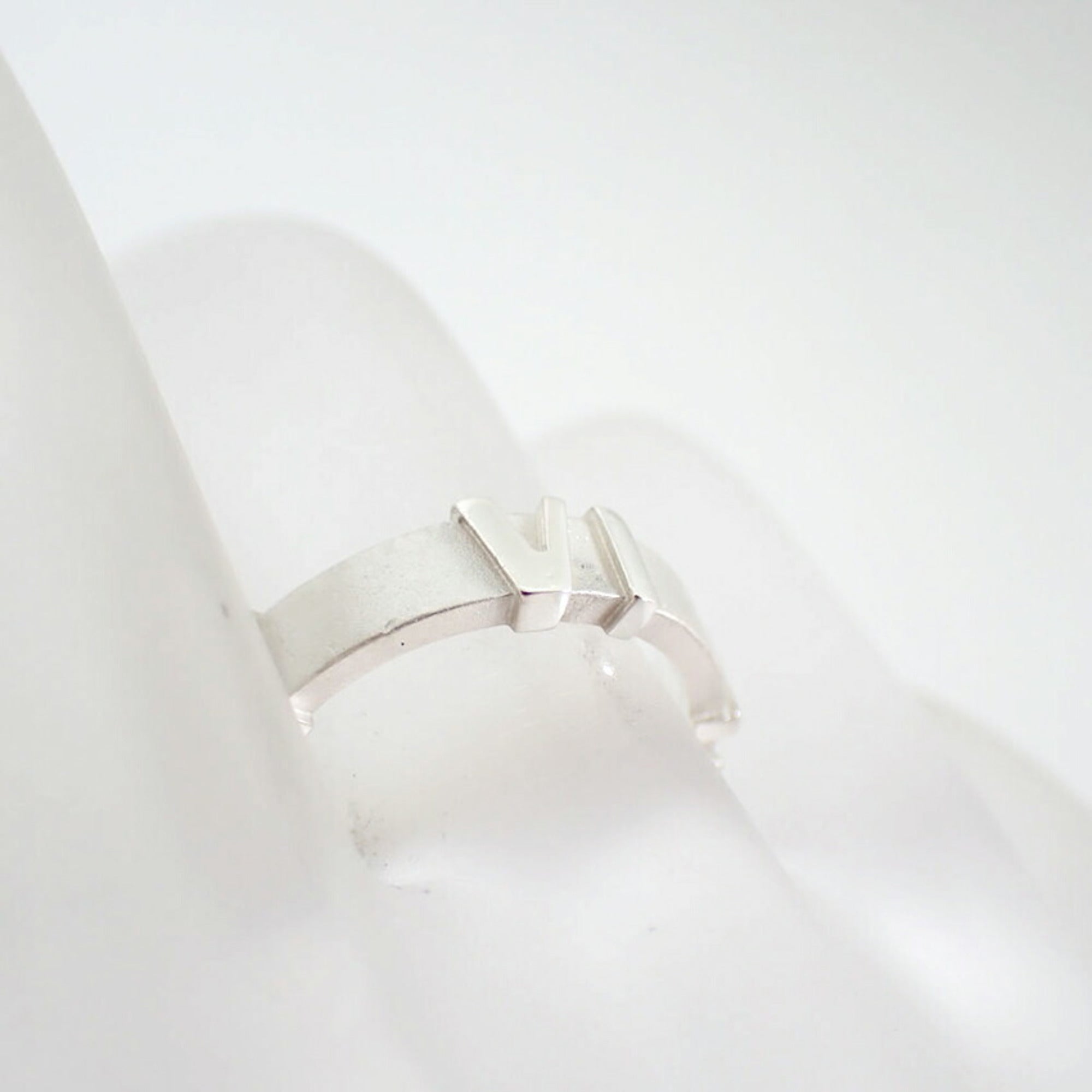 Tiffany Sterling Silver 925 Band Ring (Pre-Owned)