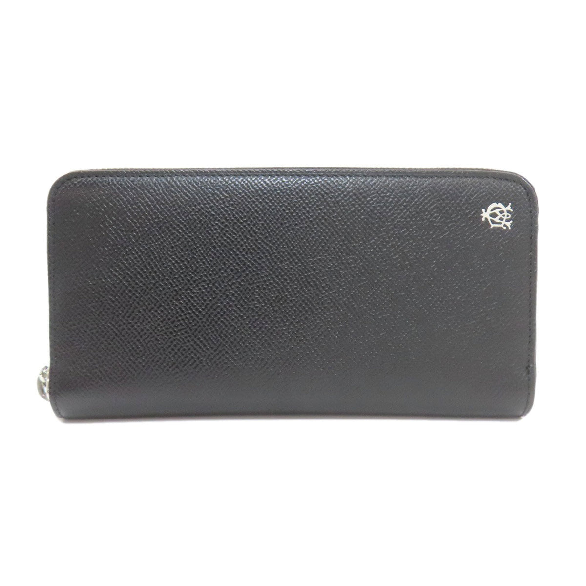 Dunhill Black Leather Long Wallet (Bi-Fold) (Pre-Owned)
