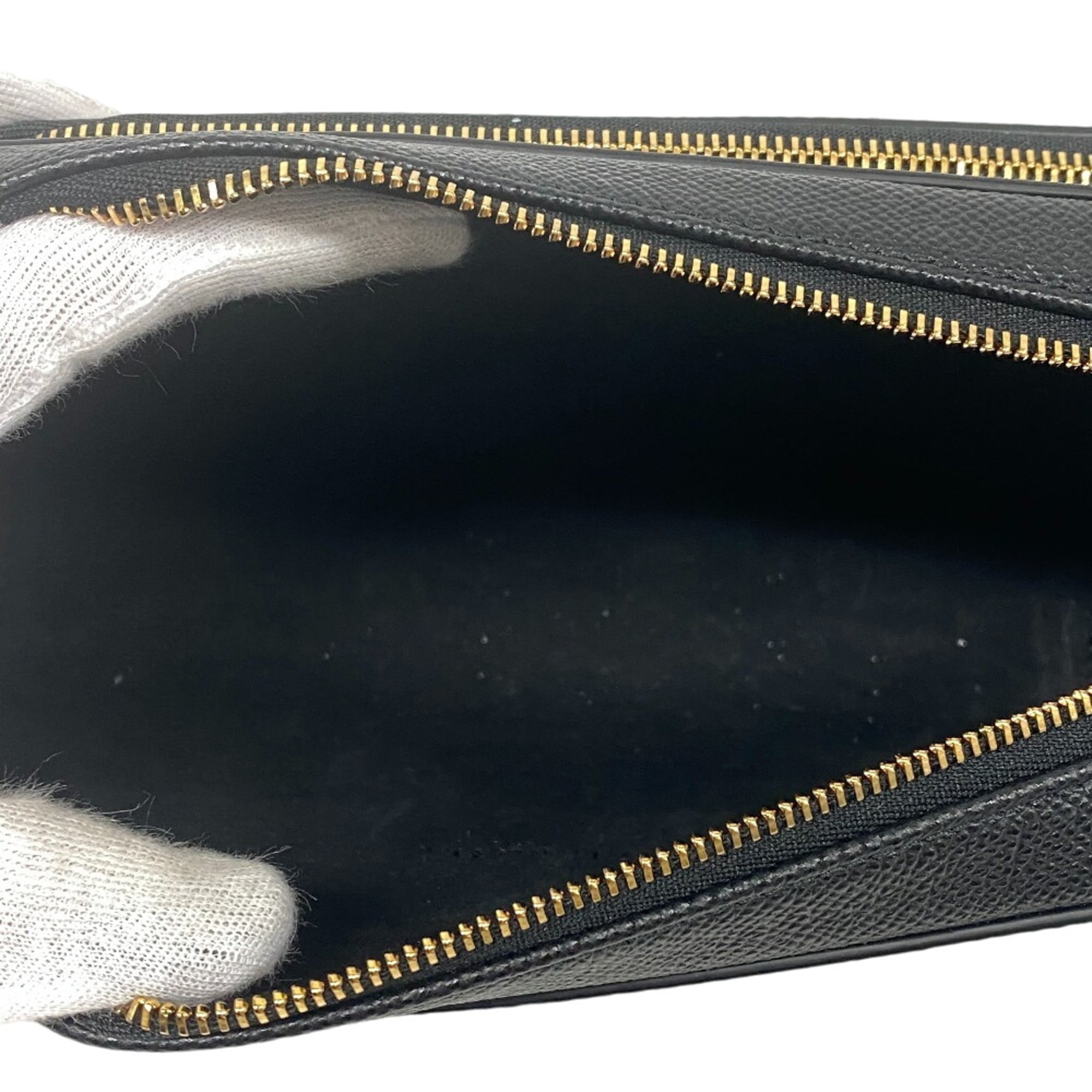 Christian Dior Black Leather Shoulder Bag (Pre-Owned)