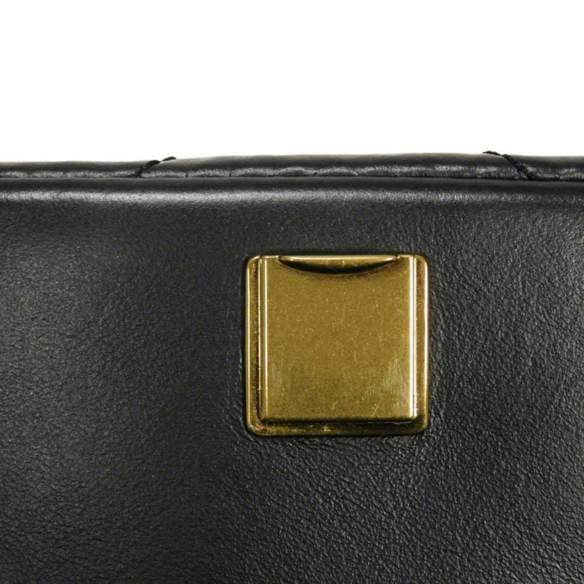 Tory Burch Black Leather Shoulder Bag (Pre-Owned)