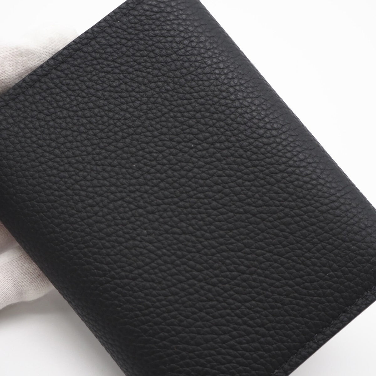 Louis Vuitton Black Noir Leather Wallet (Tri-Fold) (Pre-Owned)