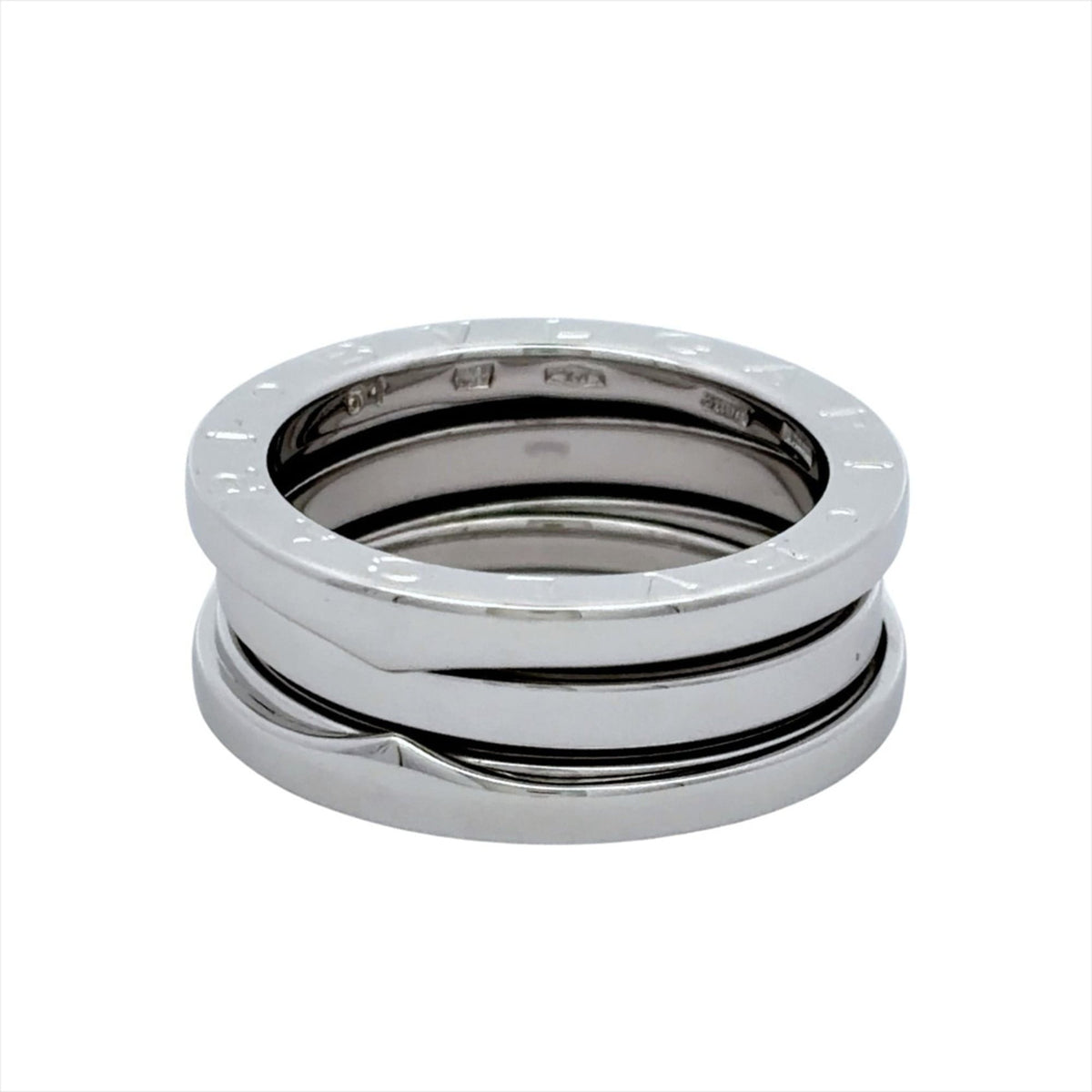 Bvlgari White Gold White Gold (18K) Band Ring (Pre-Owned)